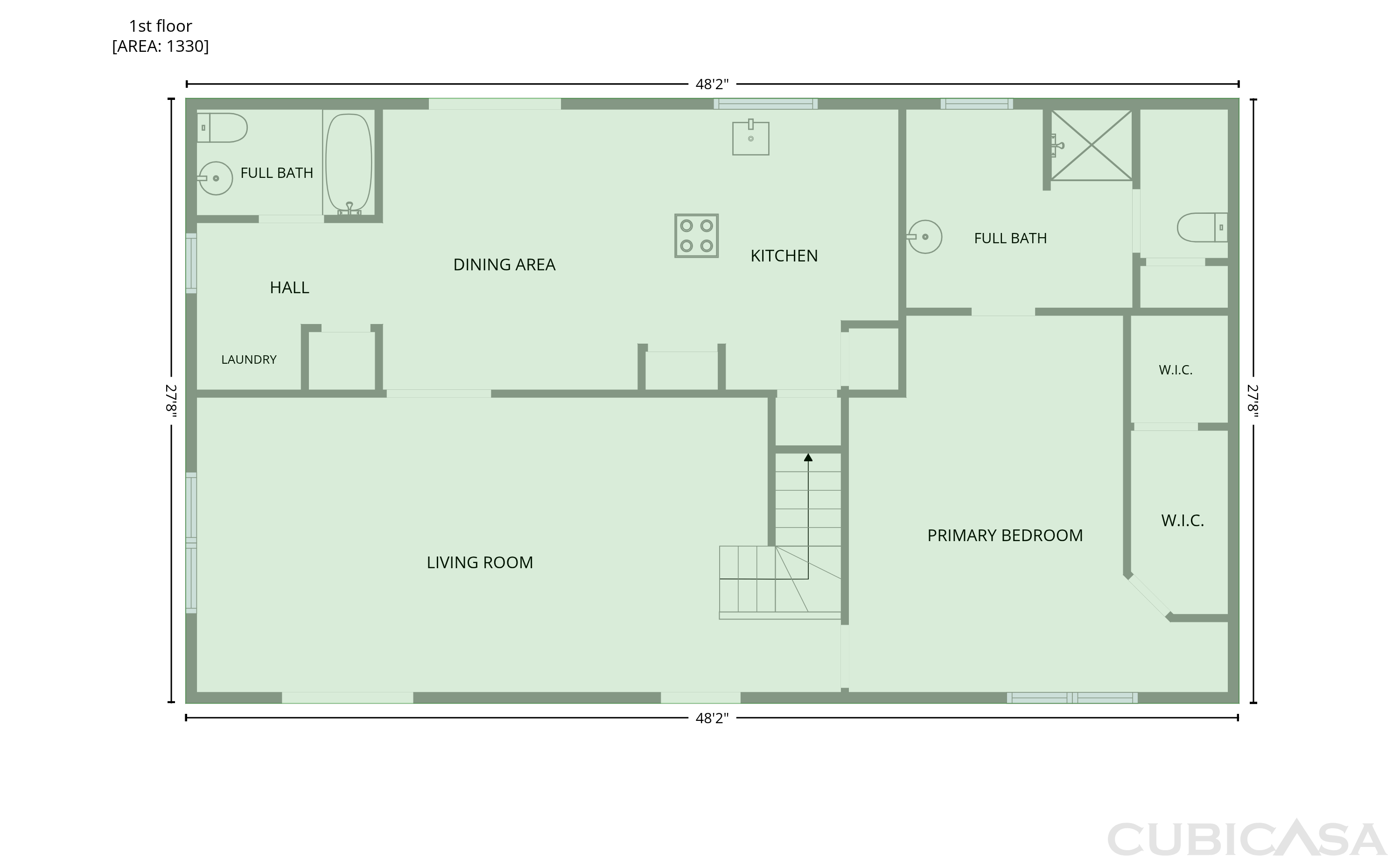 Main Floor of 3752 Swanns Station Rd, Sanford, NC