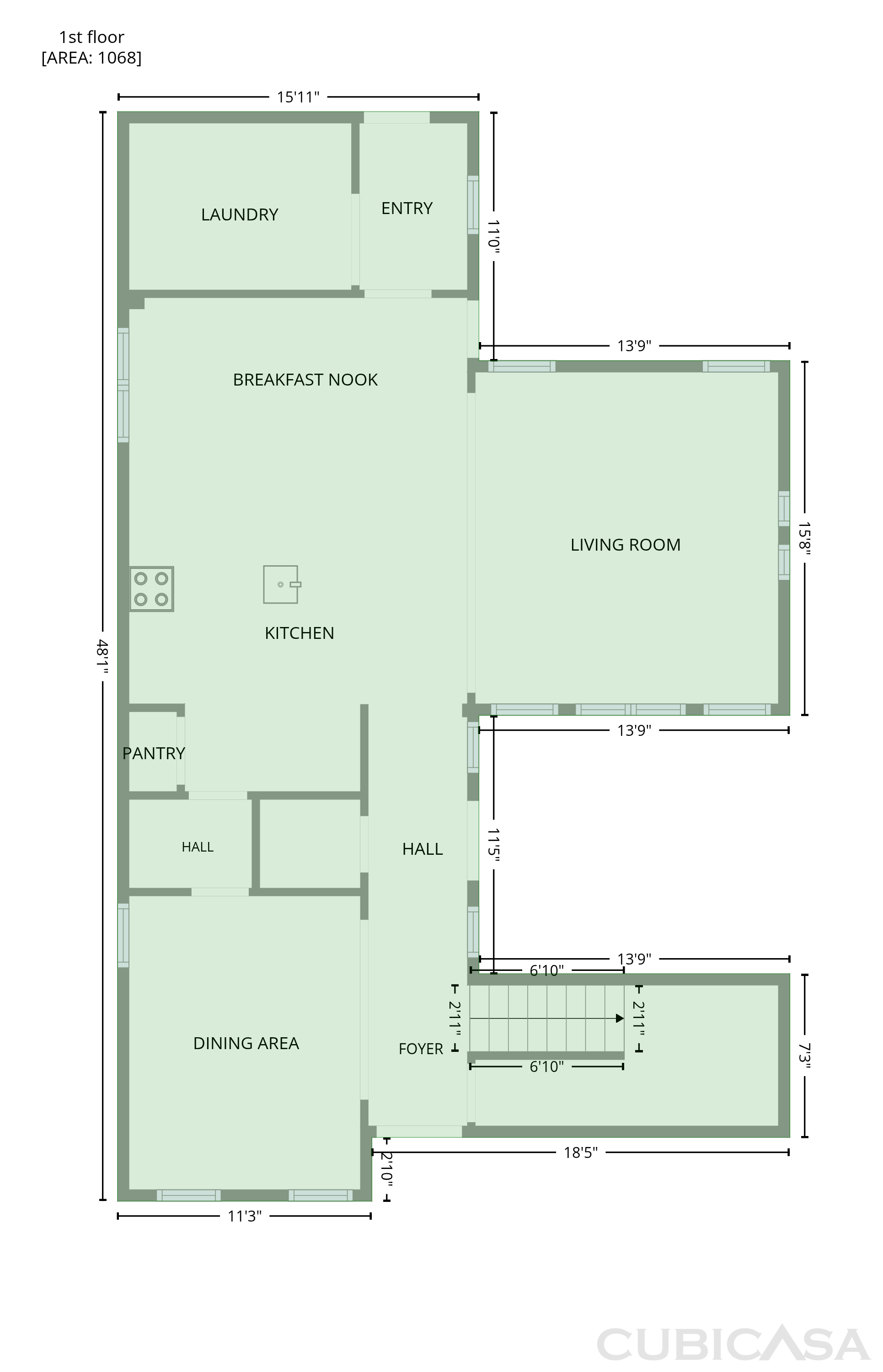 Main Floor of 1700 Forsythe Dr, Savannah, TX
