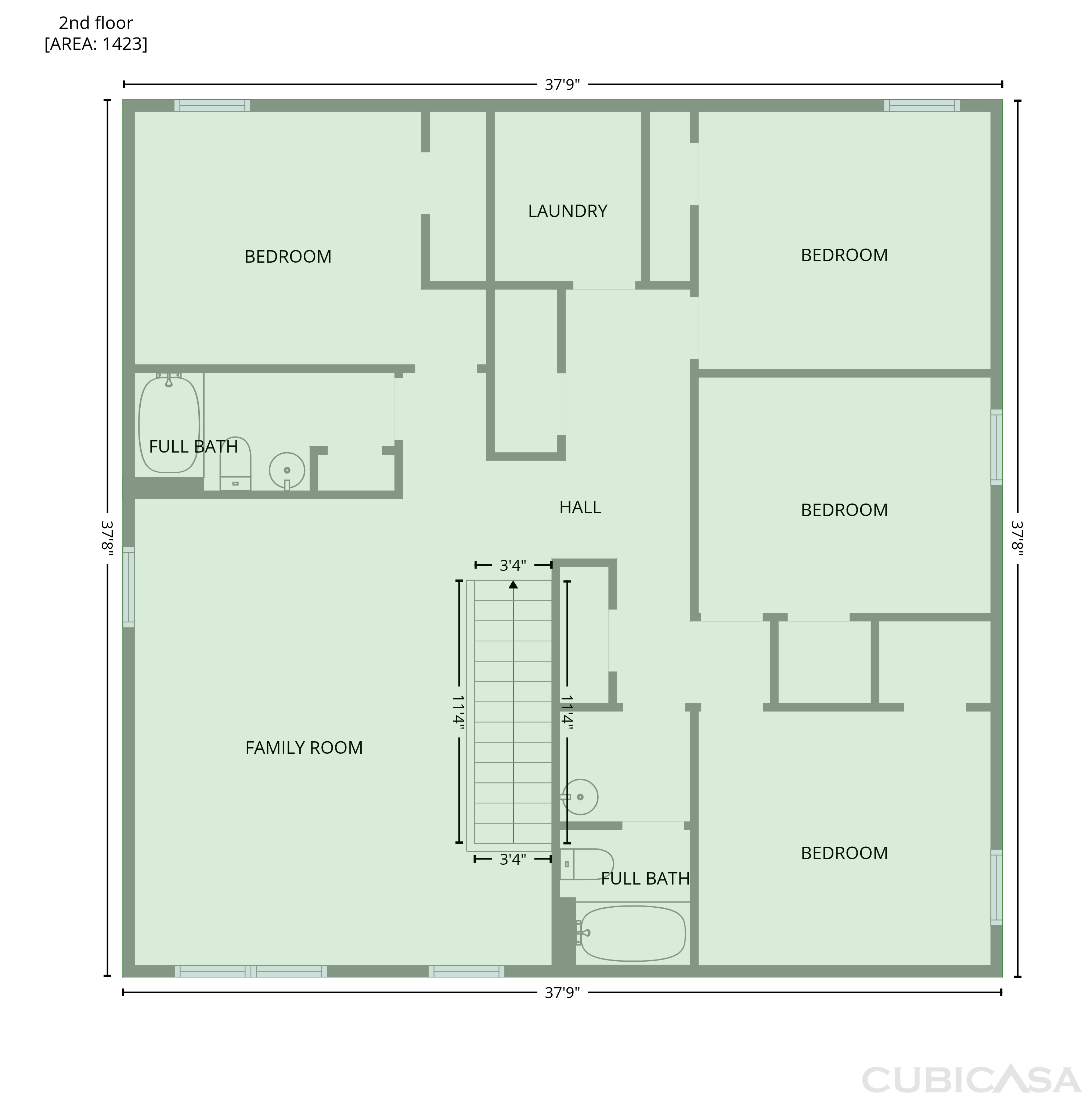 Second Floor of 1705 Blue Heron Way, Lovejoy, GA