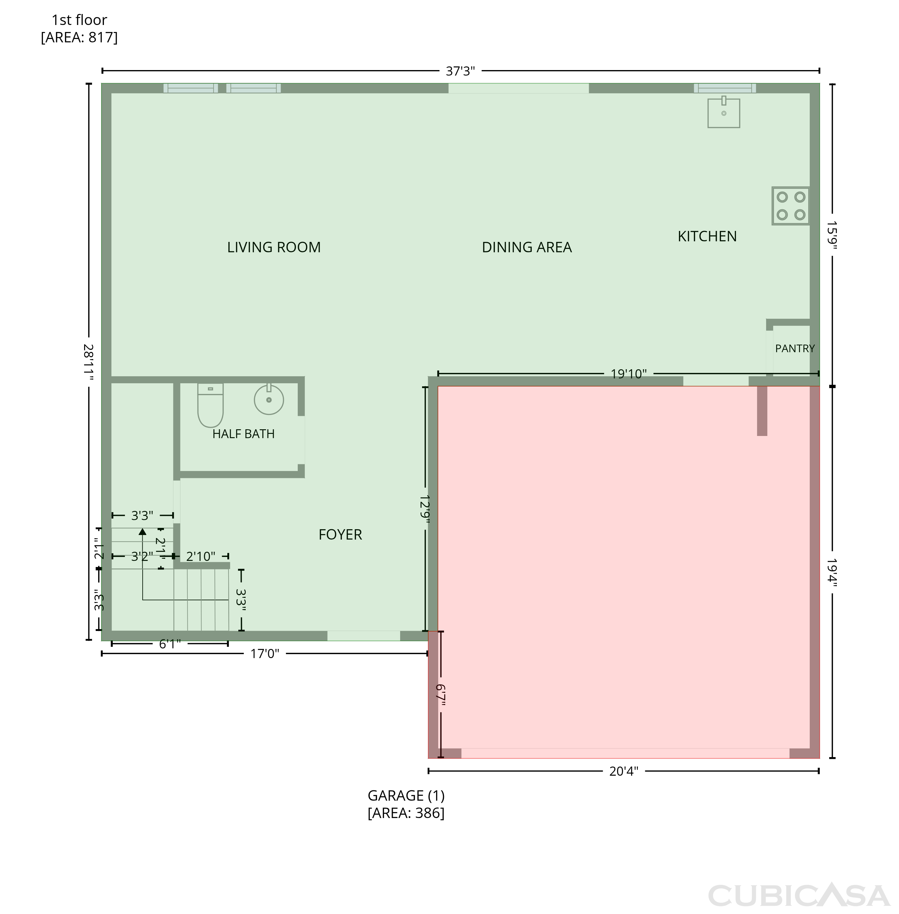 Main Floor of 8618 Blair Ct, Douglasville, GA