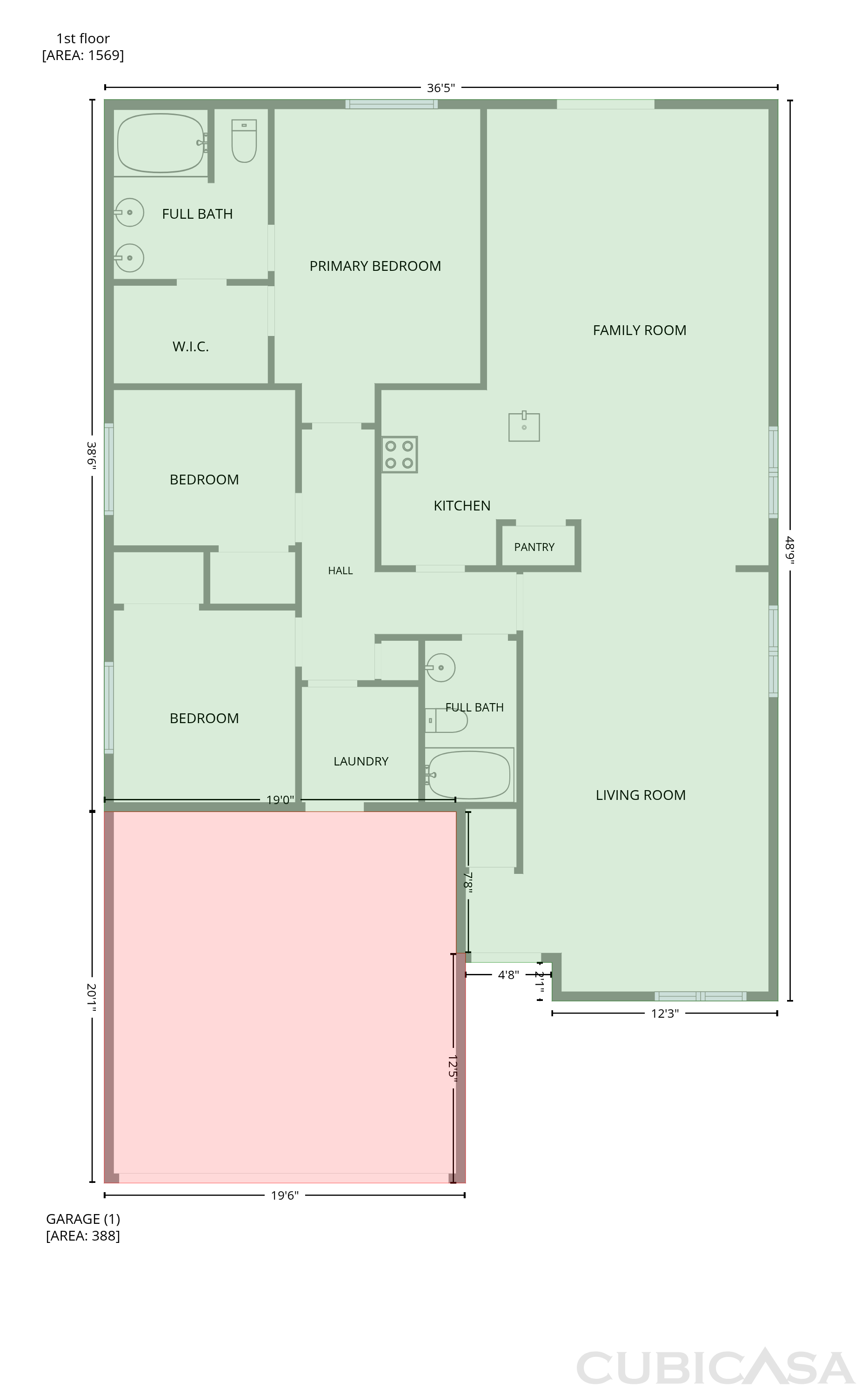 Main Floor of 7718 S Titanite Ln, Tucson, AZ