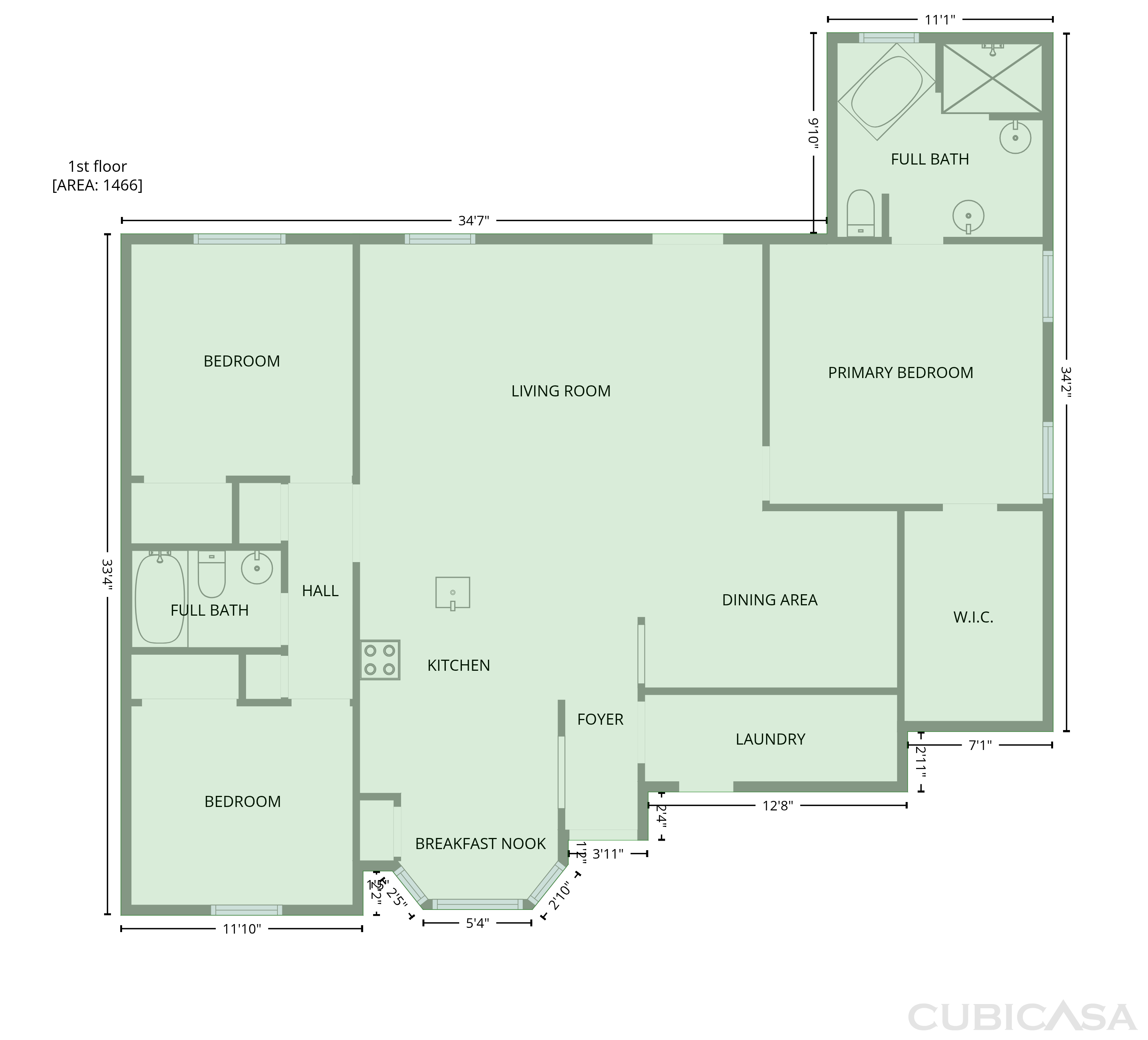Main Floor of 2158 Joseph Hewes Ct, Orange Park, FL