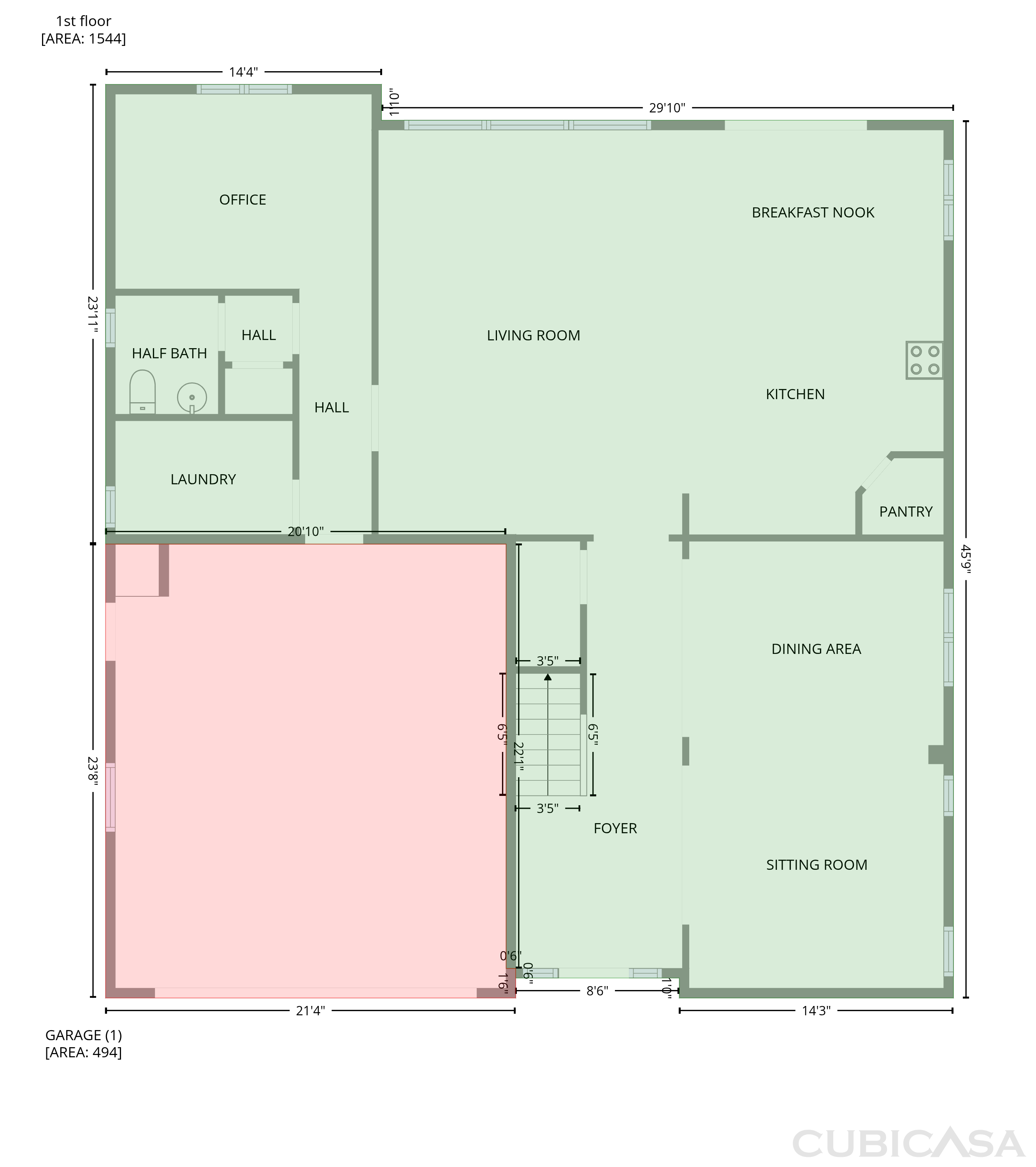 Main Floor of 3859 E Morrison Ranch Pkwy, Gilbert, AZ