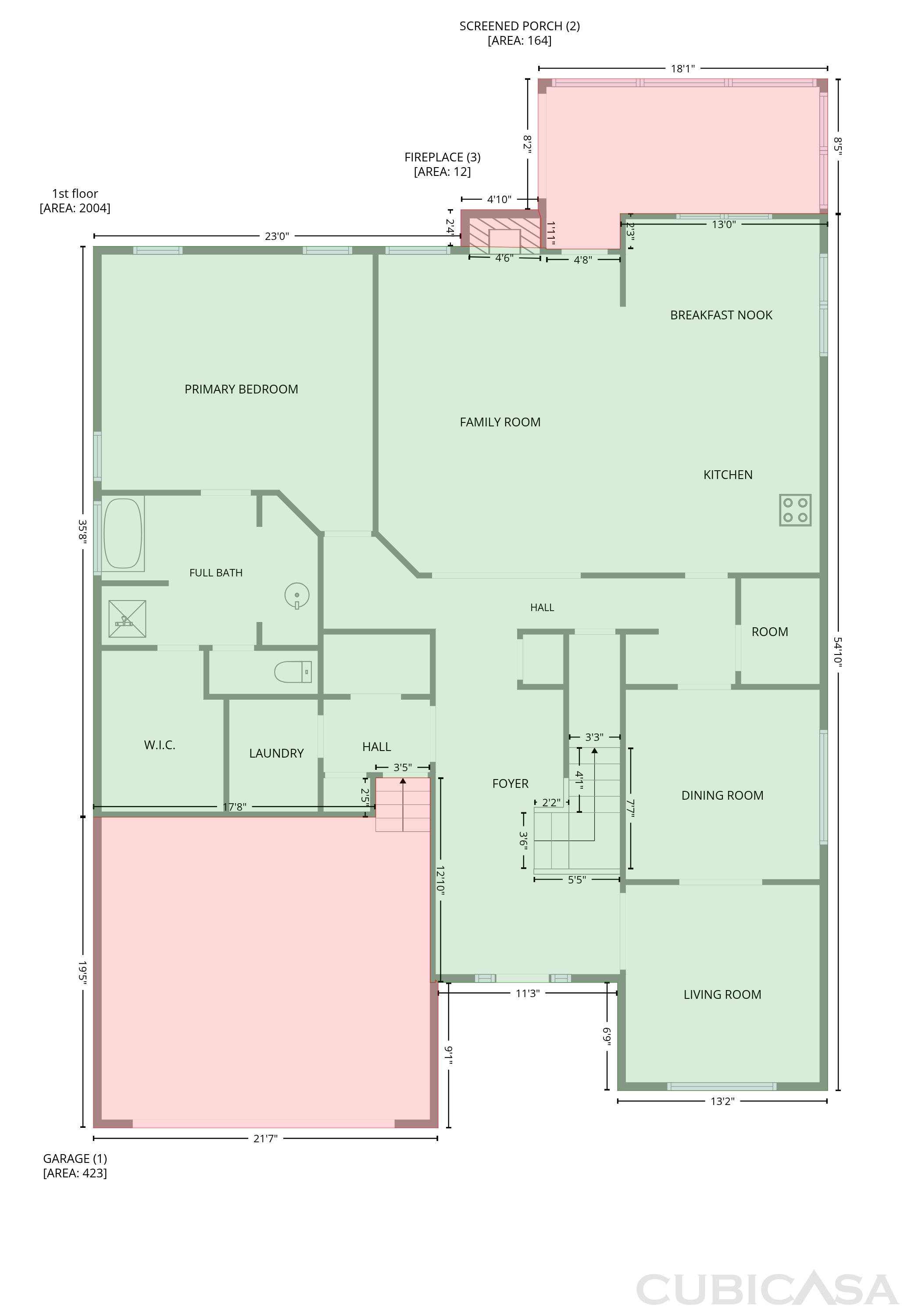 Main Floor of 113 Vista Brooke Dr, Morrisville, NC