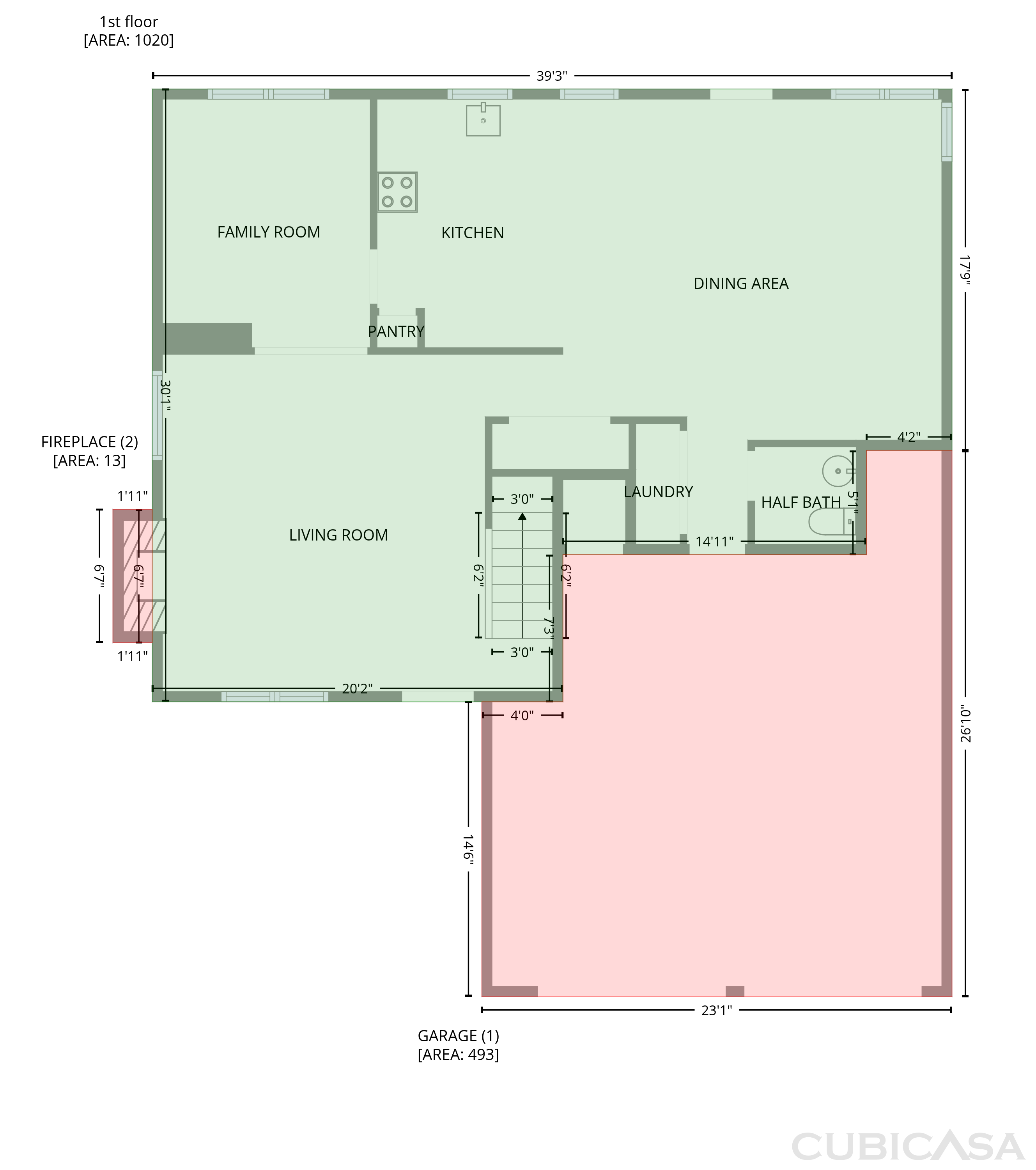 Main Floor of 8302 La Habra Ln, Indianapolis, IN