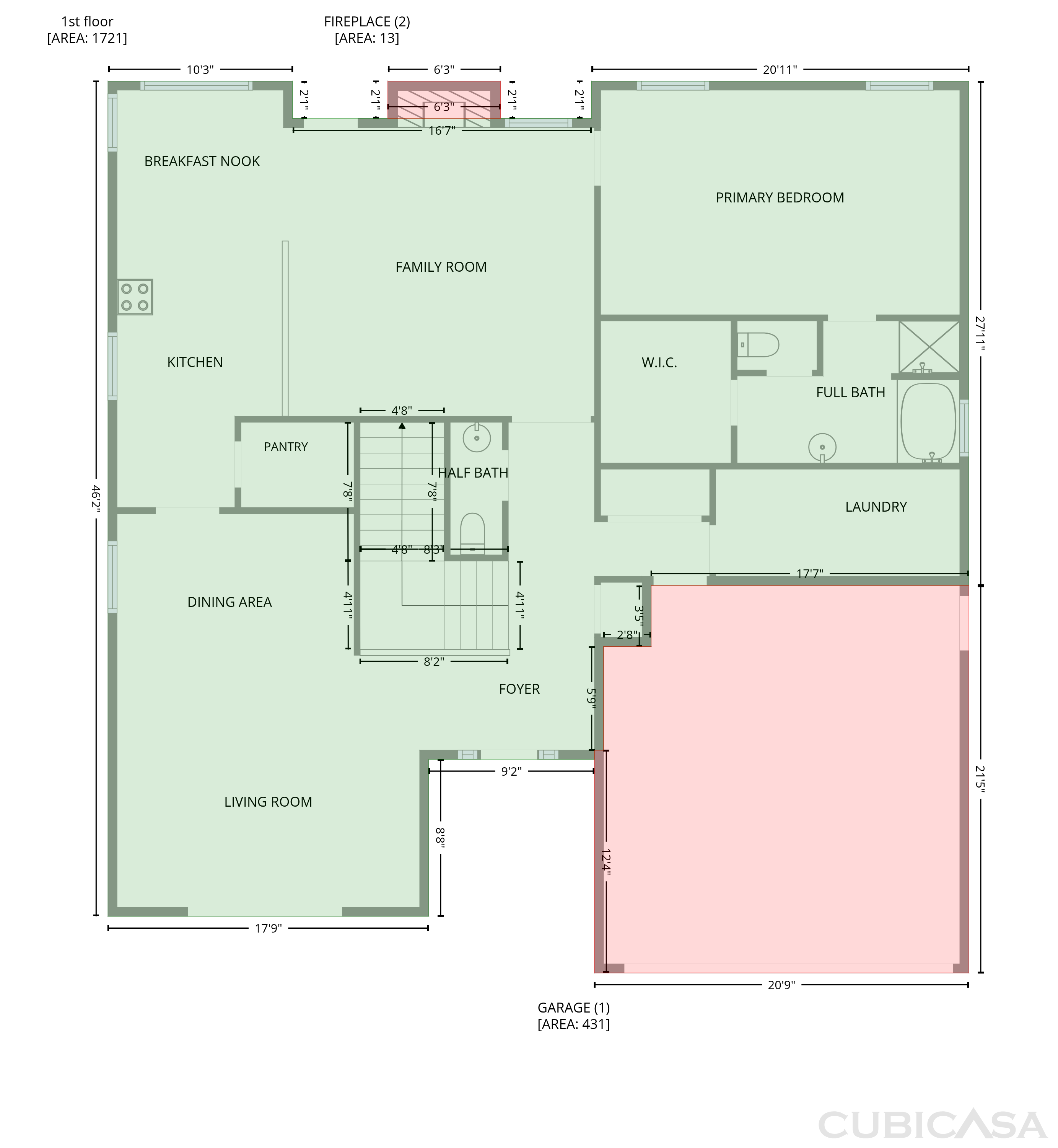 Main Floor of 1423 New Haven Dr, Mansfield, TX