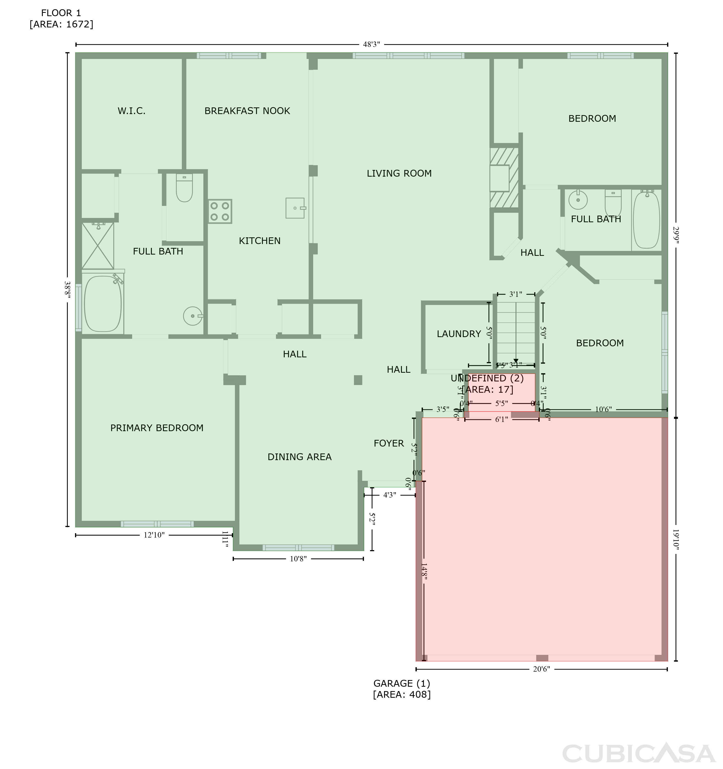 Main Floor of 6405 Beaver Creek Trl, Atlanta, GA