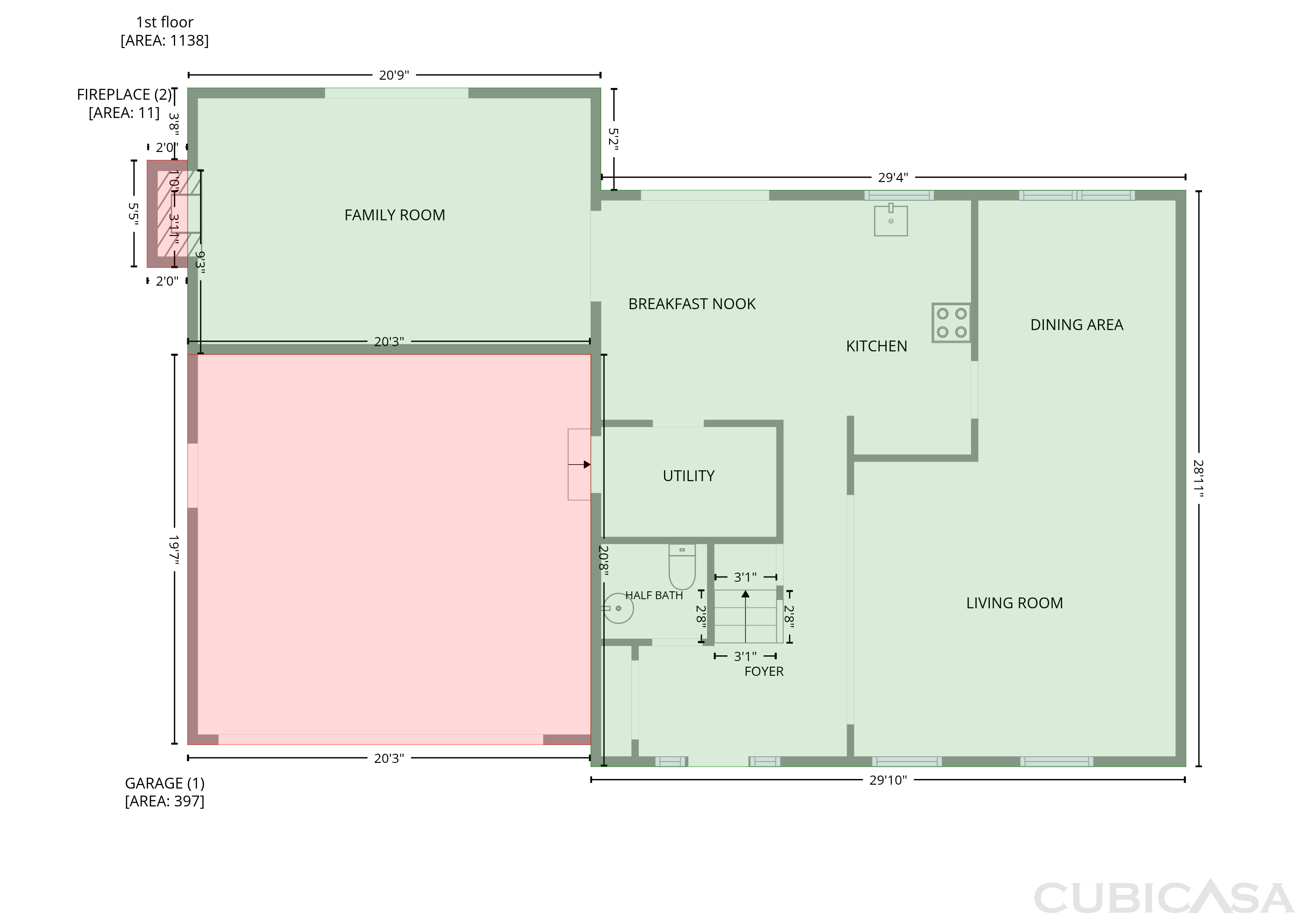 Main Floor of 702 Buffalo Cir, Carol Stream, IL