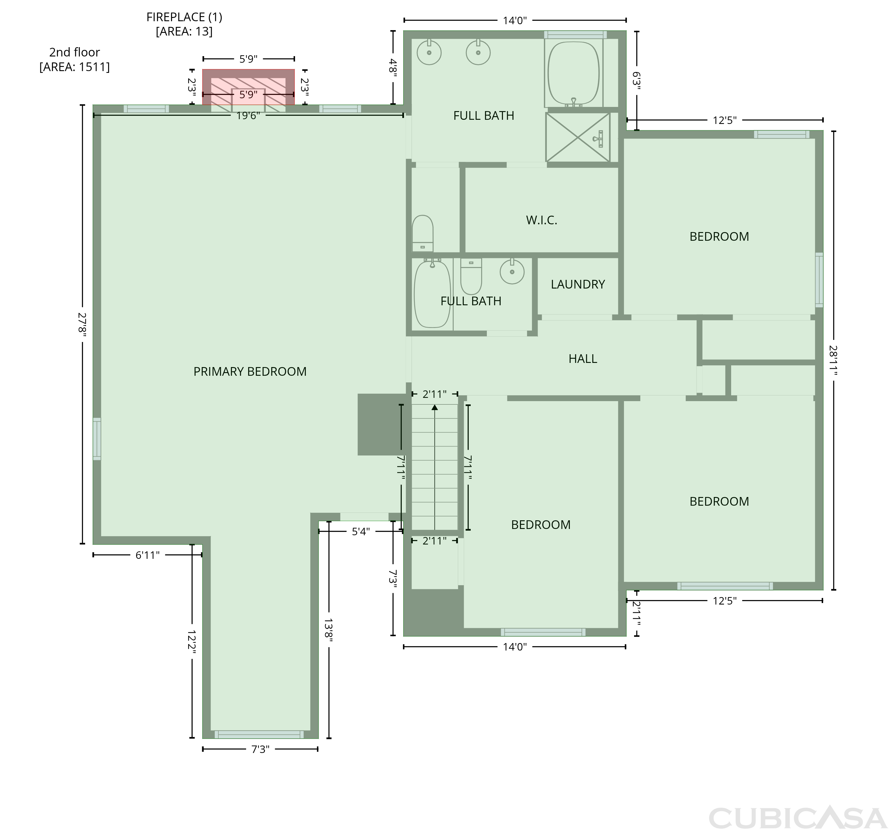 Second Floor of 4024 Fifendrum Ln, Charlotte, NC