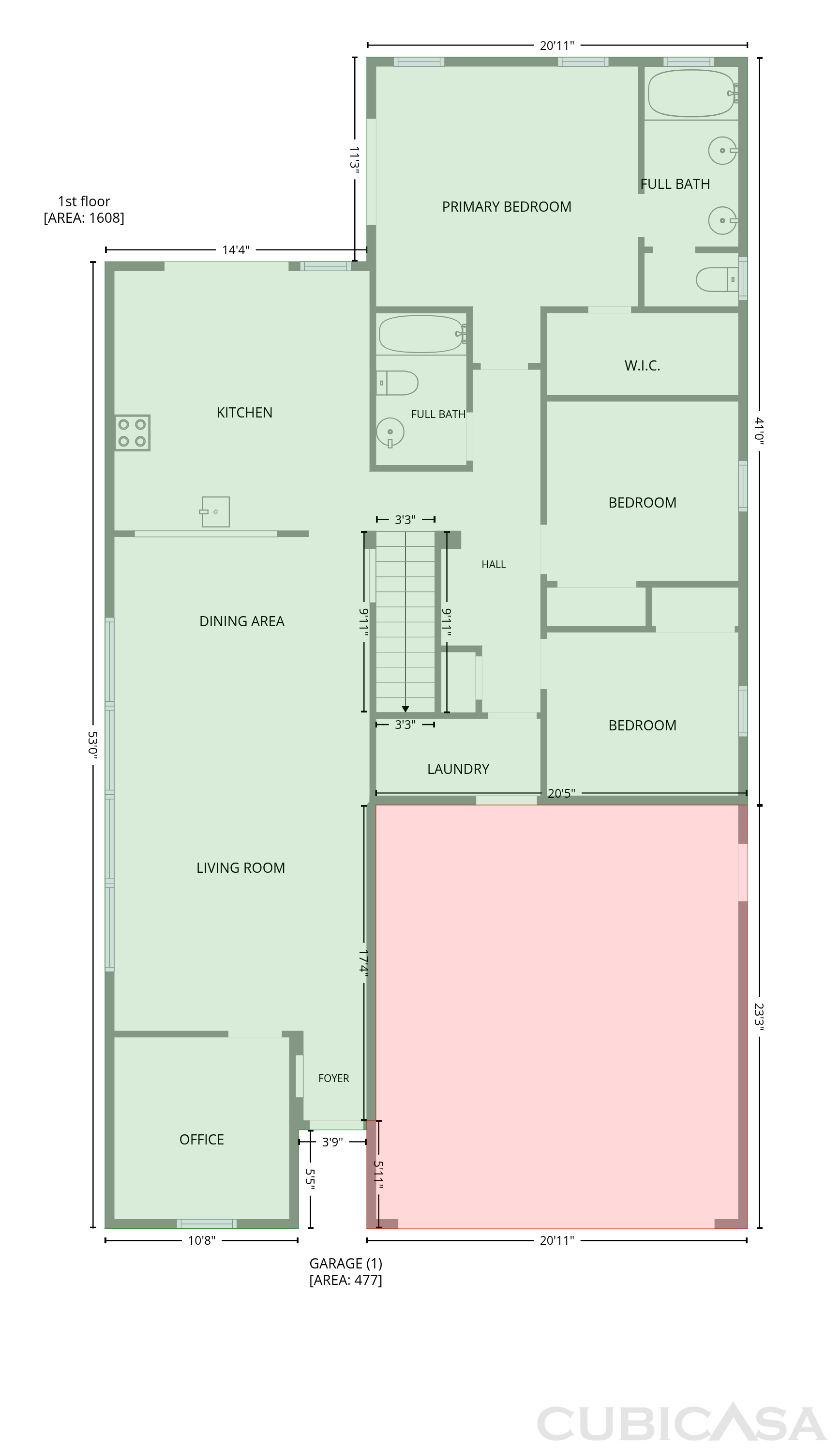 Main Floor of 1570 Arcola Ave, Sacramento, CA