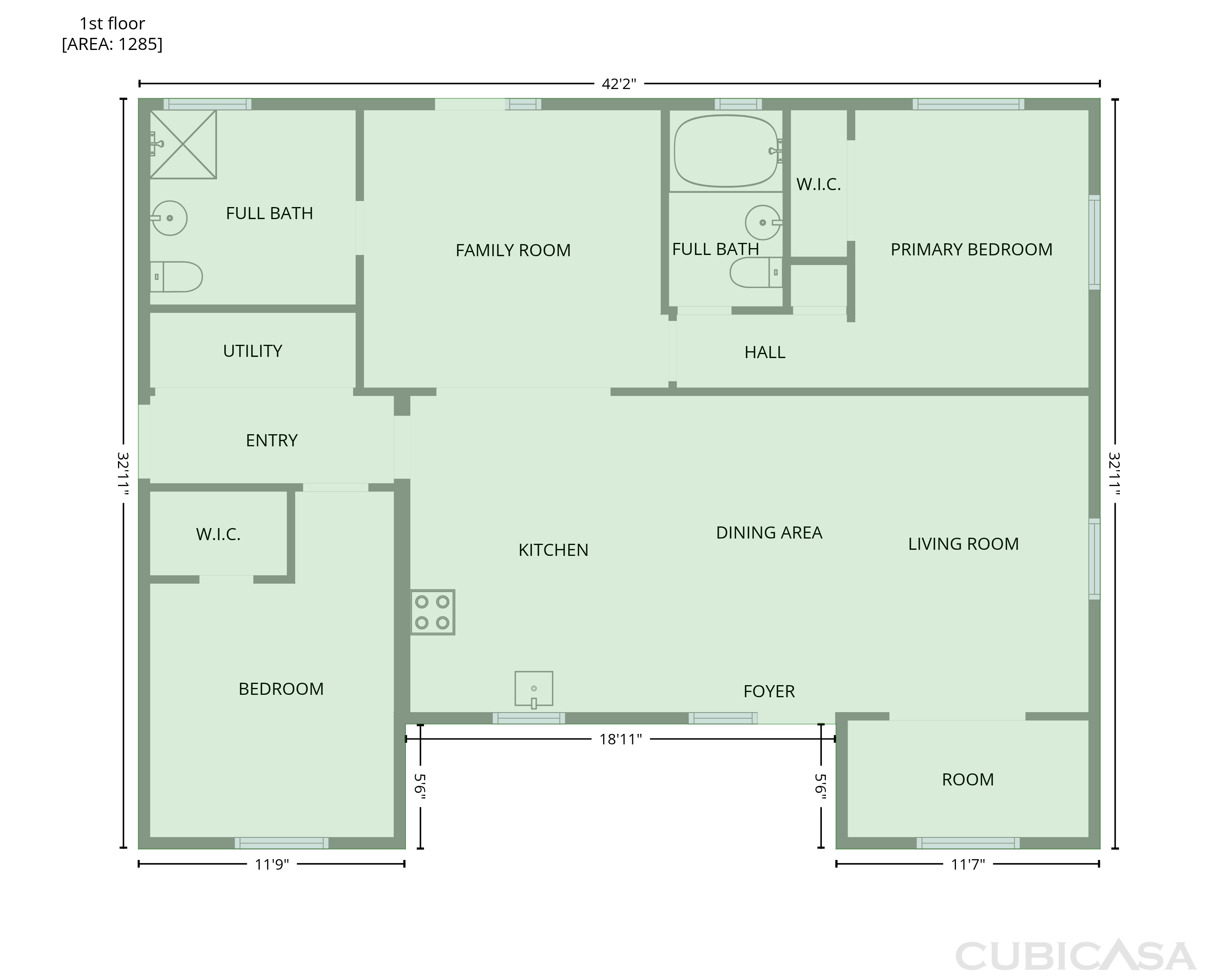 Main Floor of 2519 N Richey Blvd, Tucson, AZ