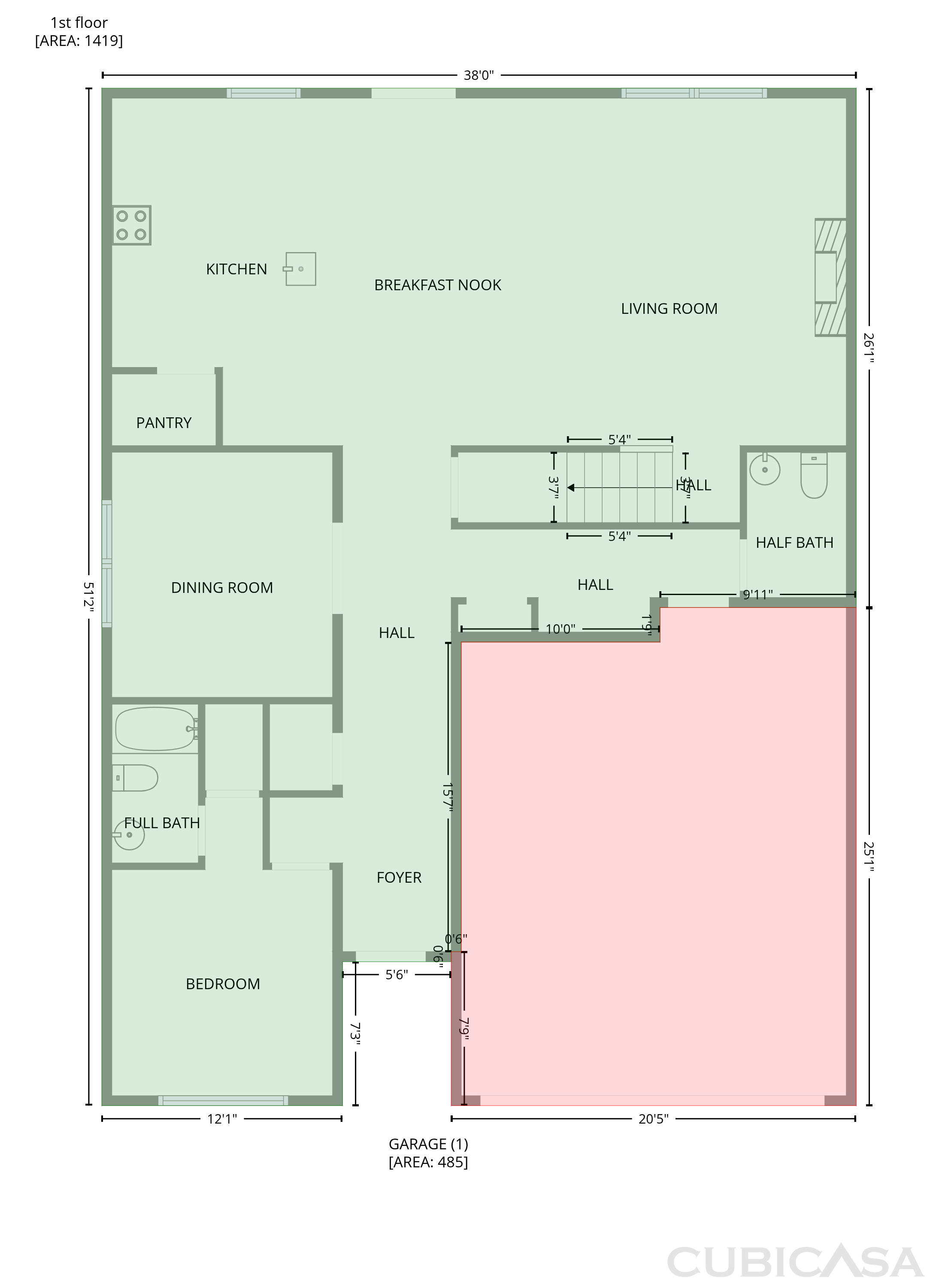 Main Floor of 8691 Laurelton Pl, Brownsburg, IN