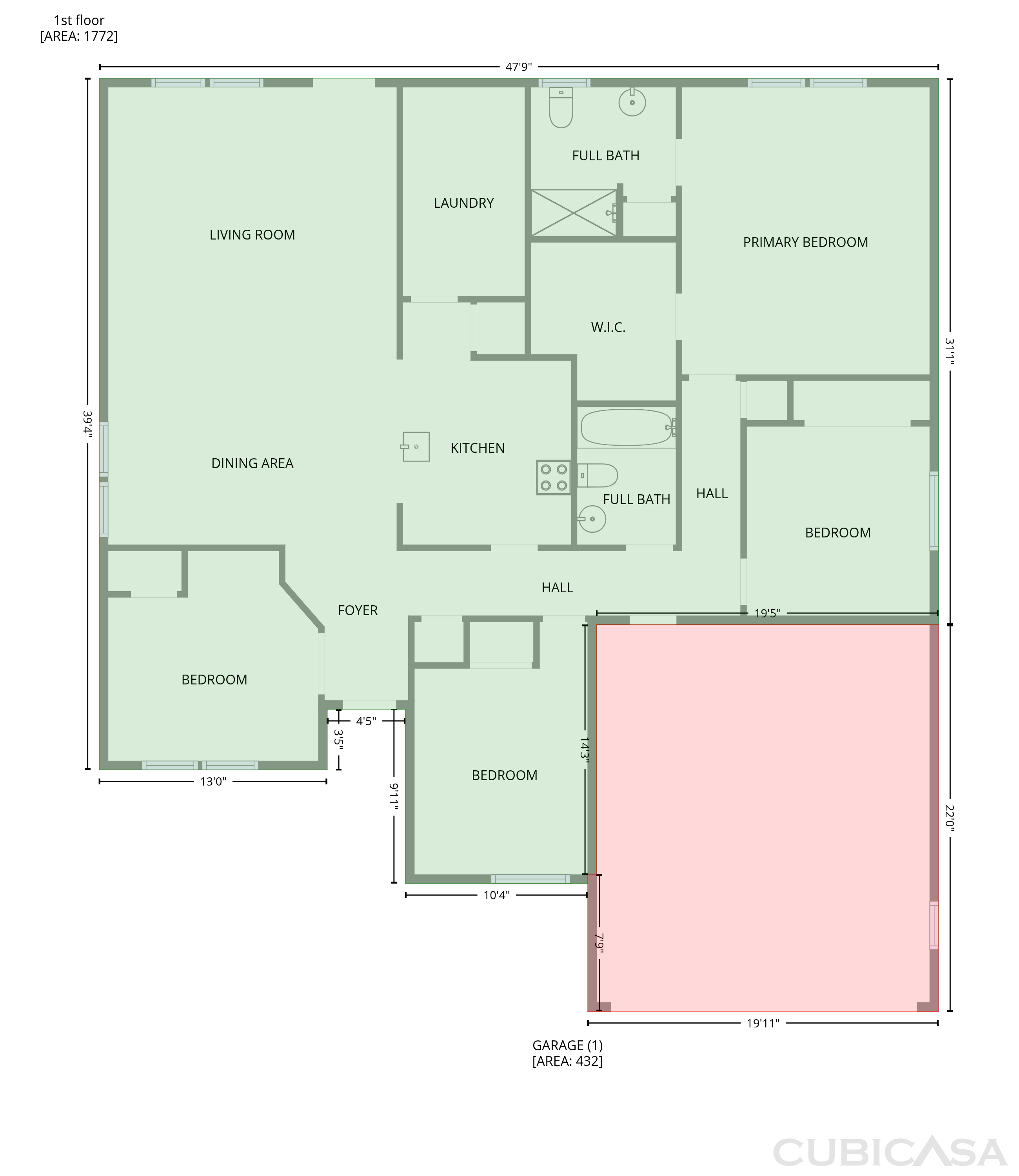 Main Floor of 1620 Sunview Cir, New Braunfels, TX
