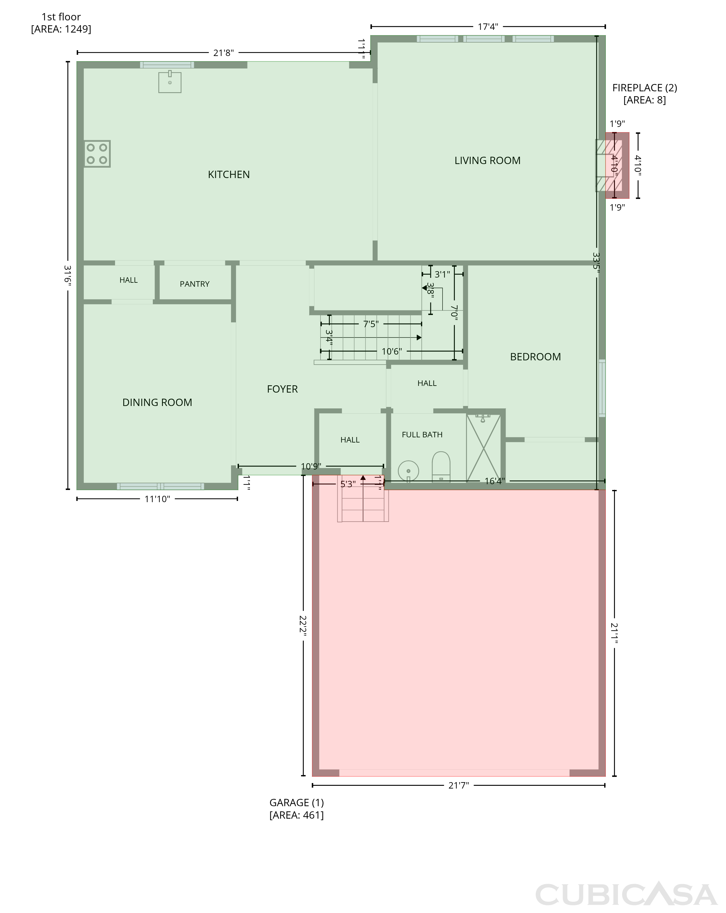 Main Floor of 1578 Tice Hurst Ln, Apex, NC
