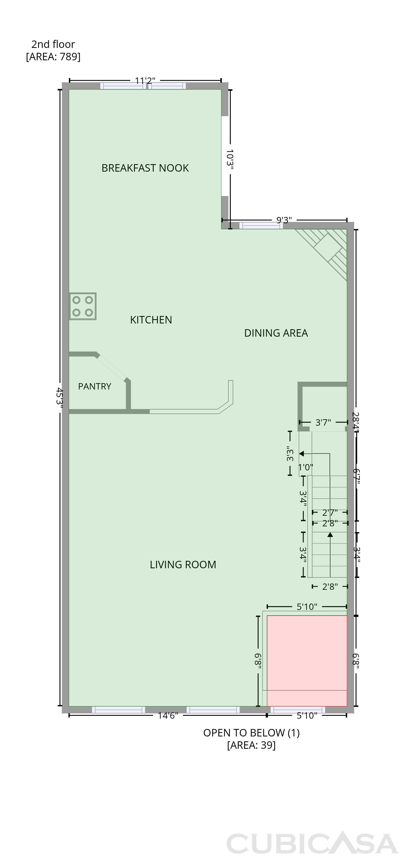 Second Floor of 1031 Cutter St, Cincinnati, OH