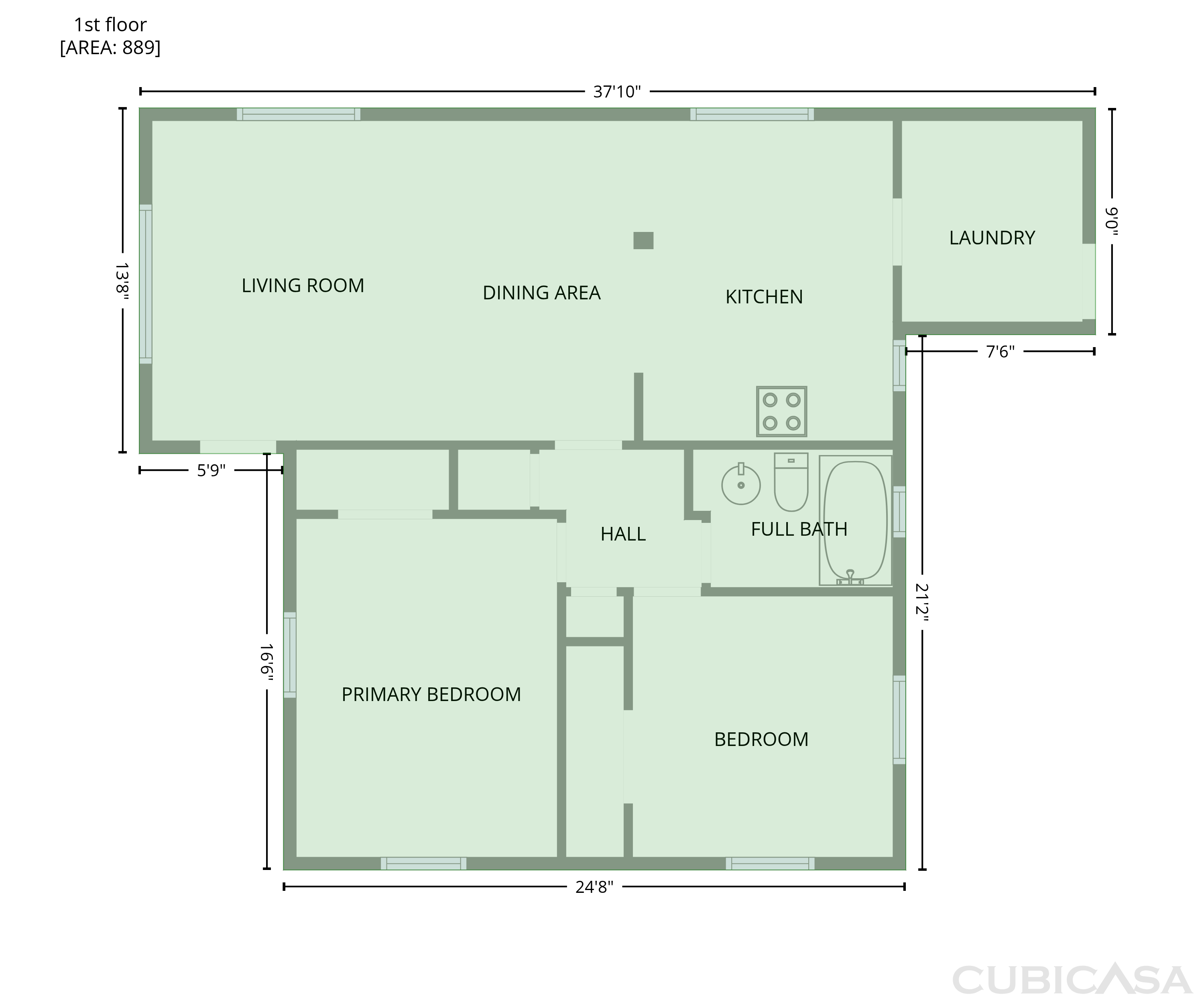 Main Floor of 2596 38th Ave N, Saint Petersburg, FL