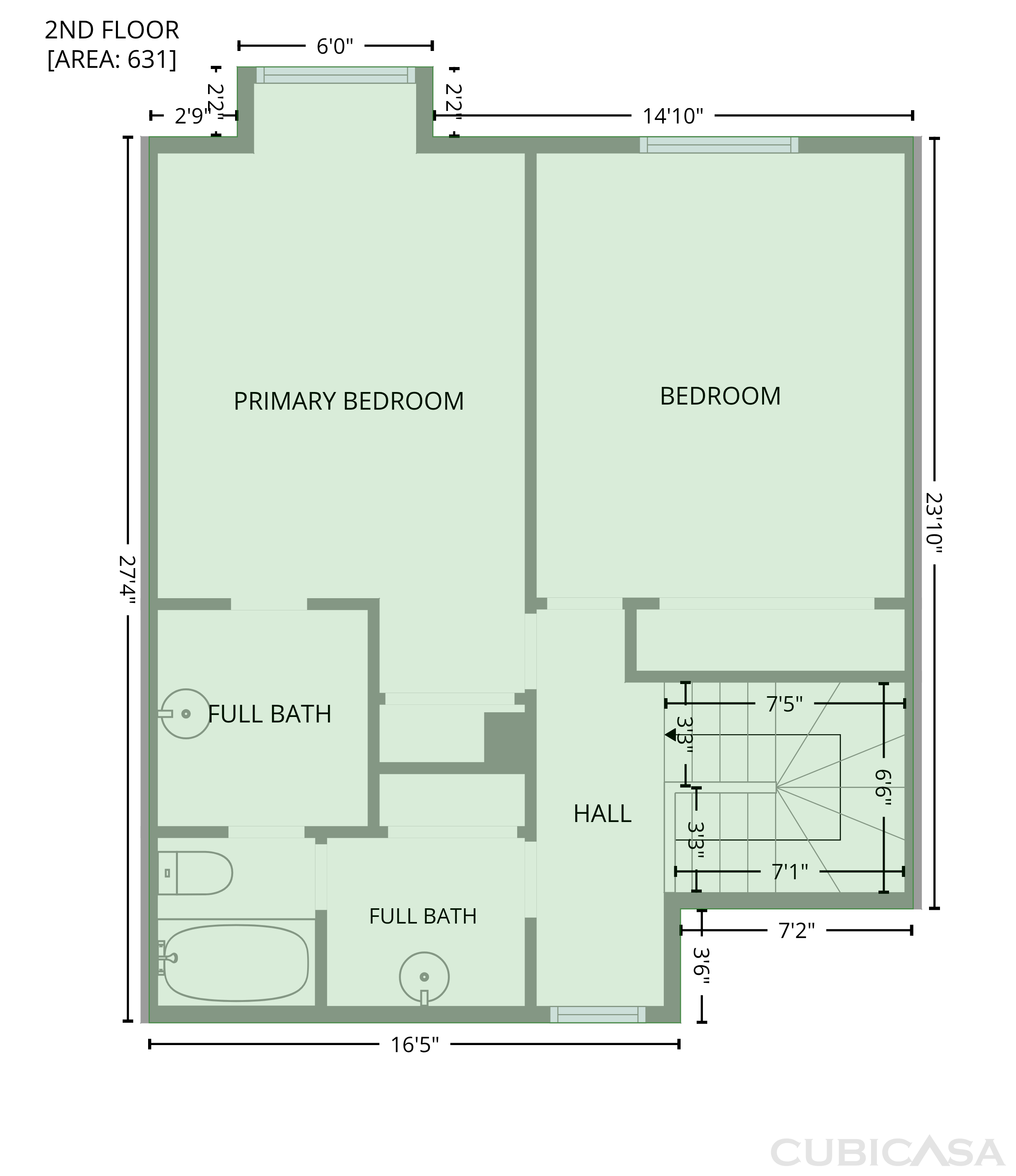 Second Floor of 1021 Heritage Dr, Madison, TN