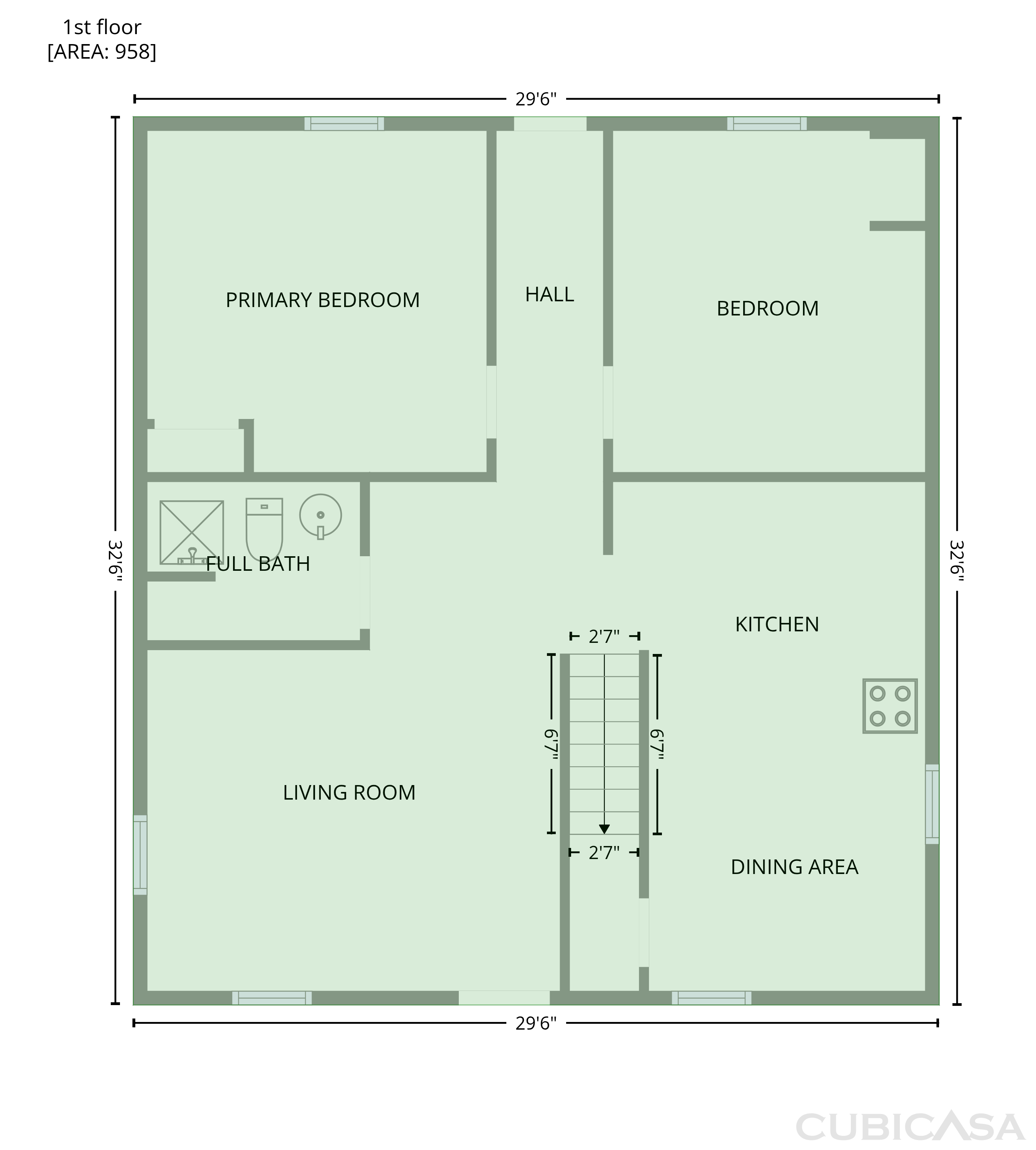 Main Floor of 808 E Pacific Ave, Independence, MO