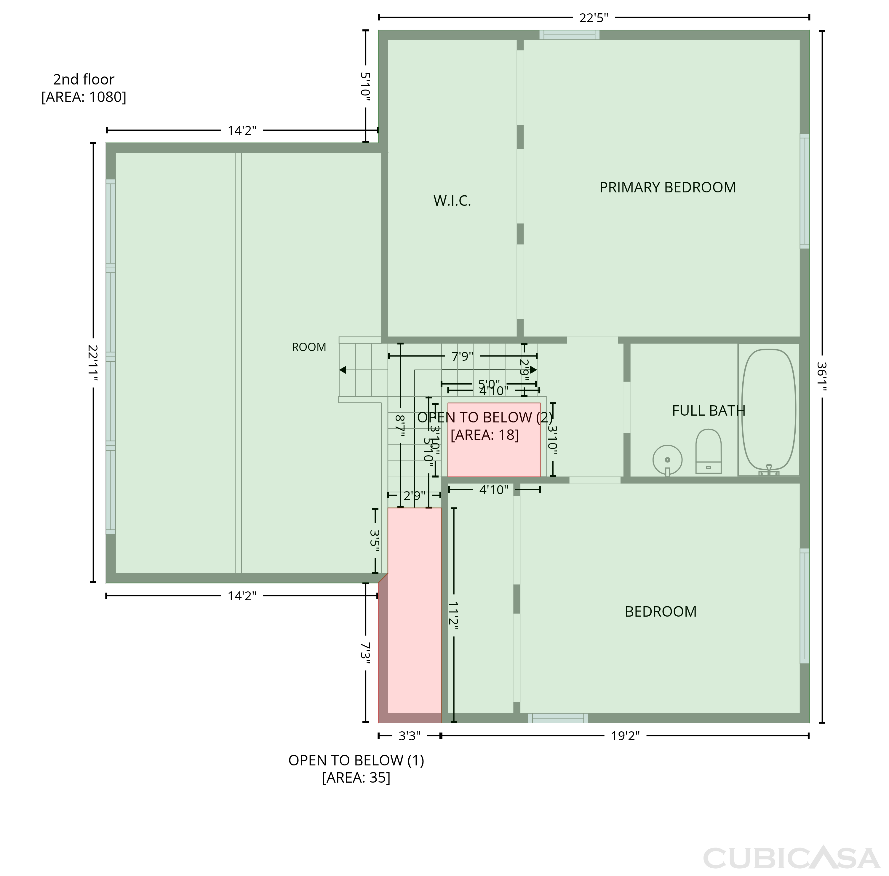 Third Floor of 22360 Briarwood Ln, Crestline, CA