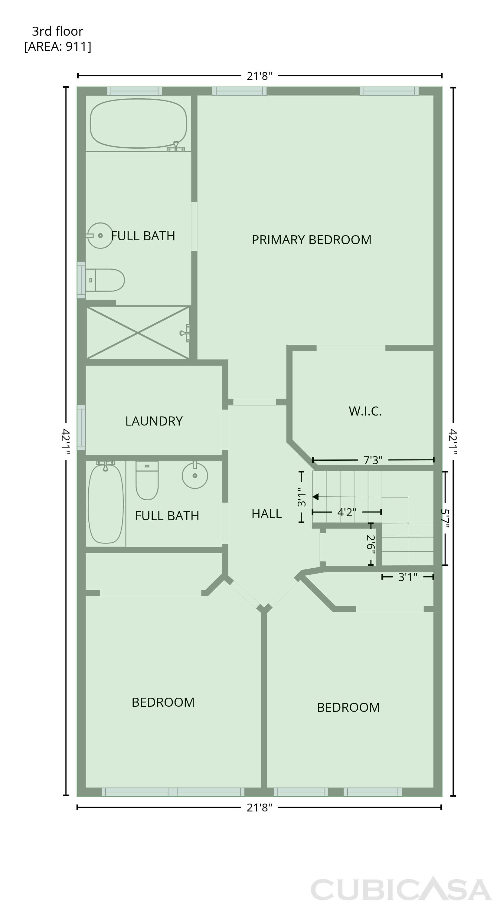 Third Floor of 232 Misty Pike Dr, Raleigh, NC