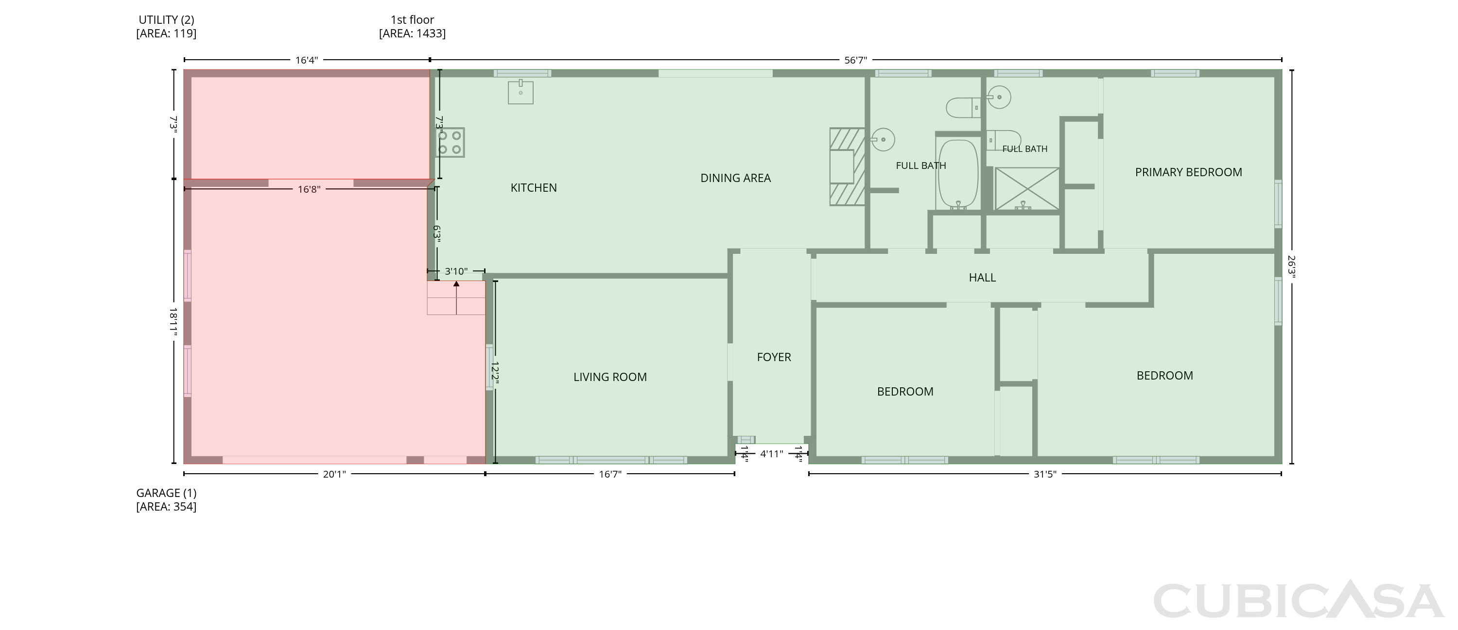 Main Floor of 407 Lamesa Dr, Raleigh, NC