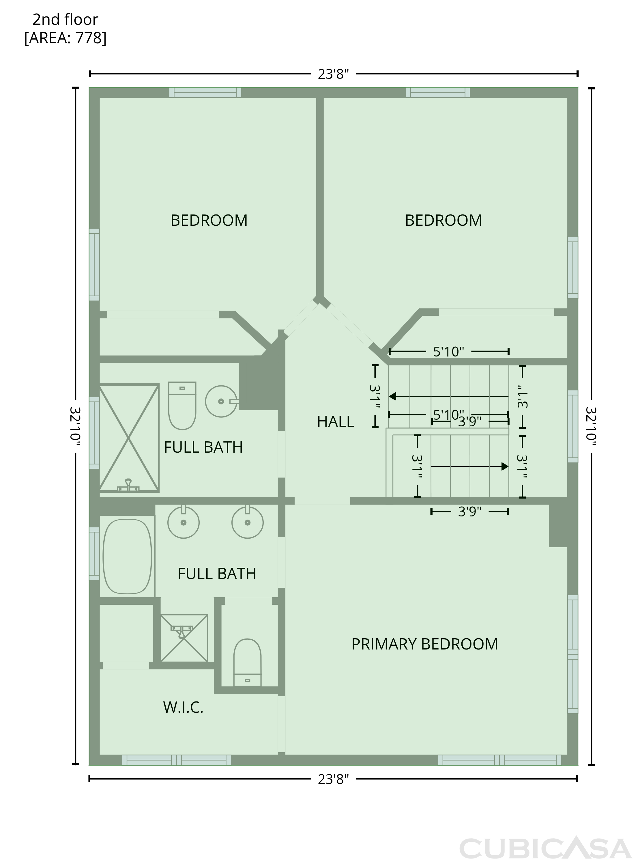 Third Floor of 1509 Center St, Des Plaines, IL