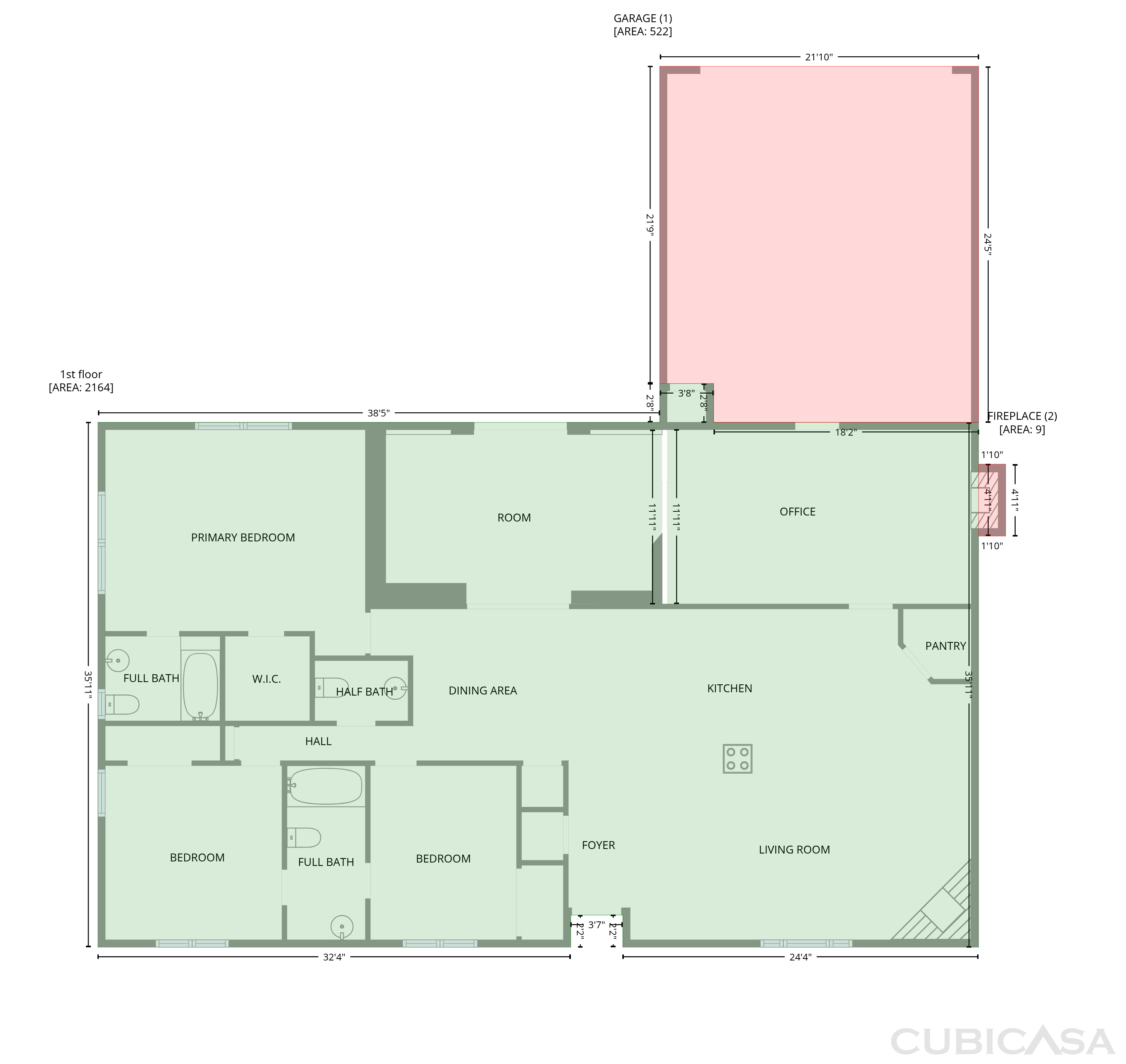 Main Floor of 1118 Melissa Dr, San Antonio, TX