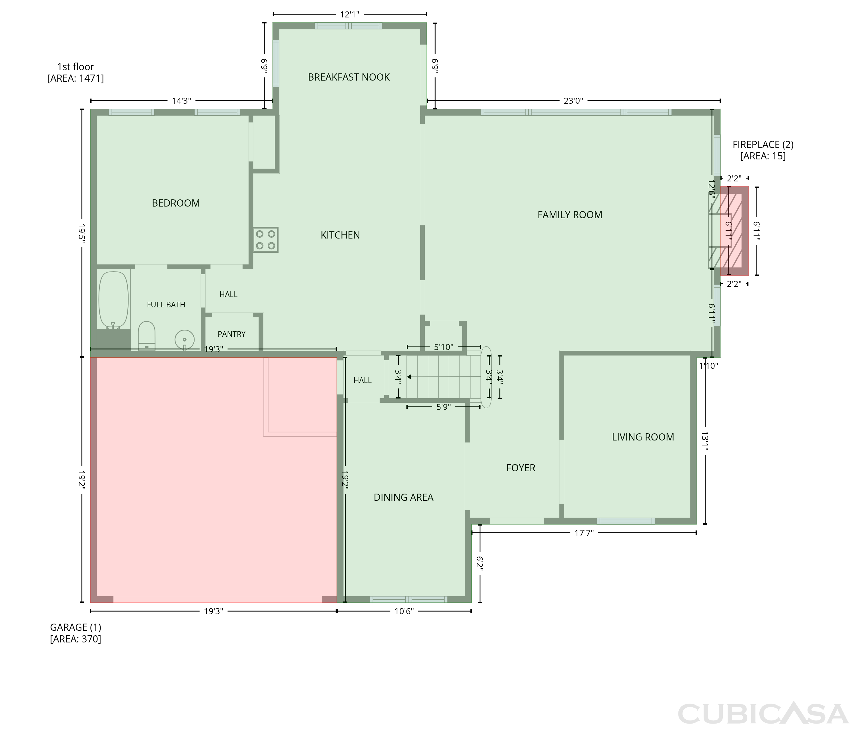 Main Floor of 1139 Donelea Ln NW, Concord, NC