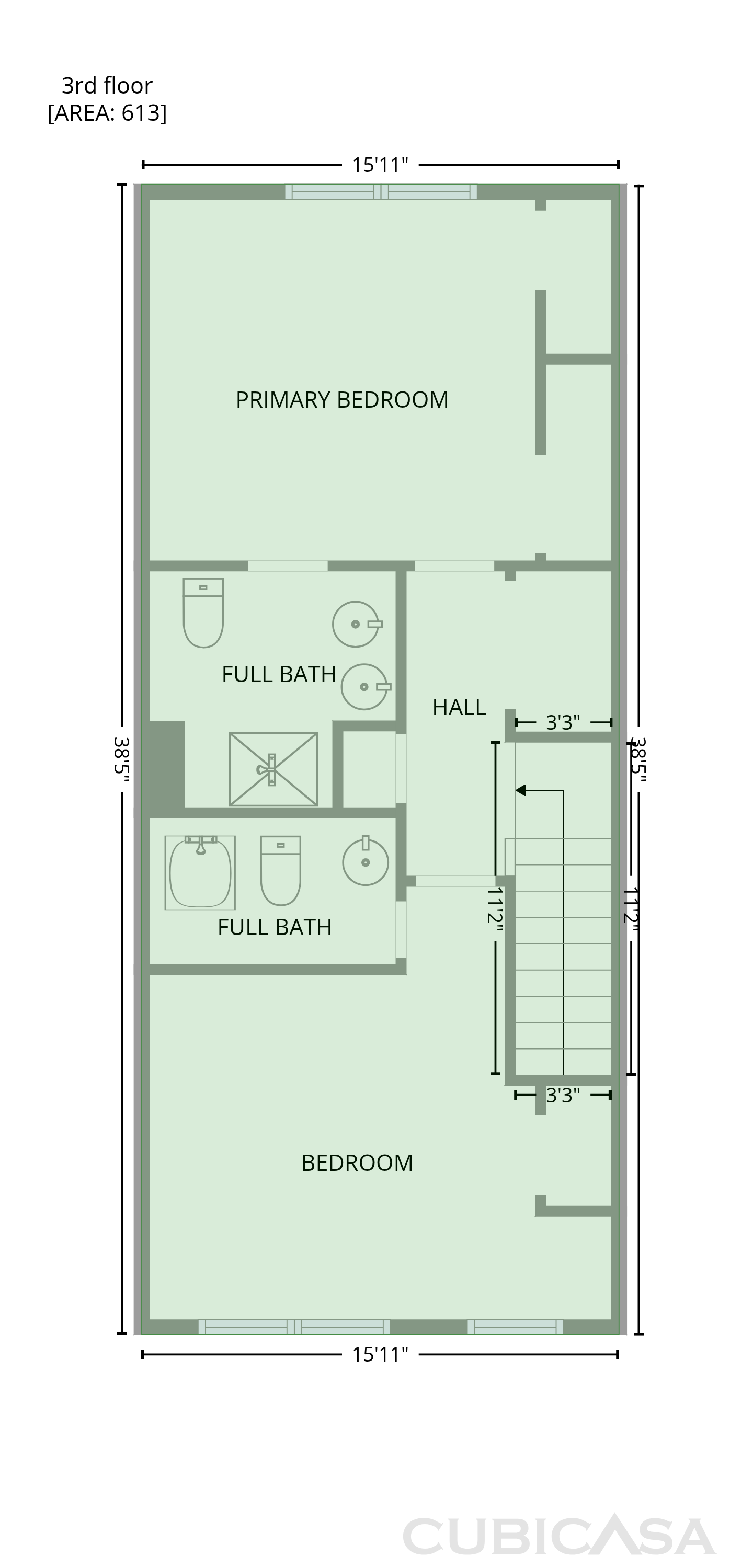 Third Floor of 15613 John Diskin Cir, Woodbridge, VA