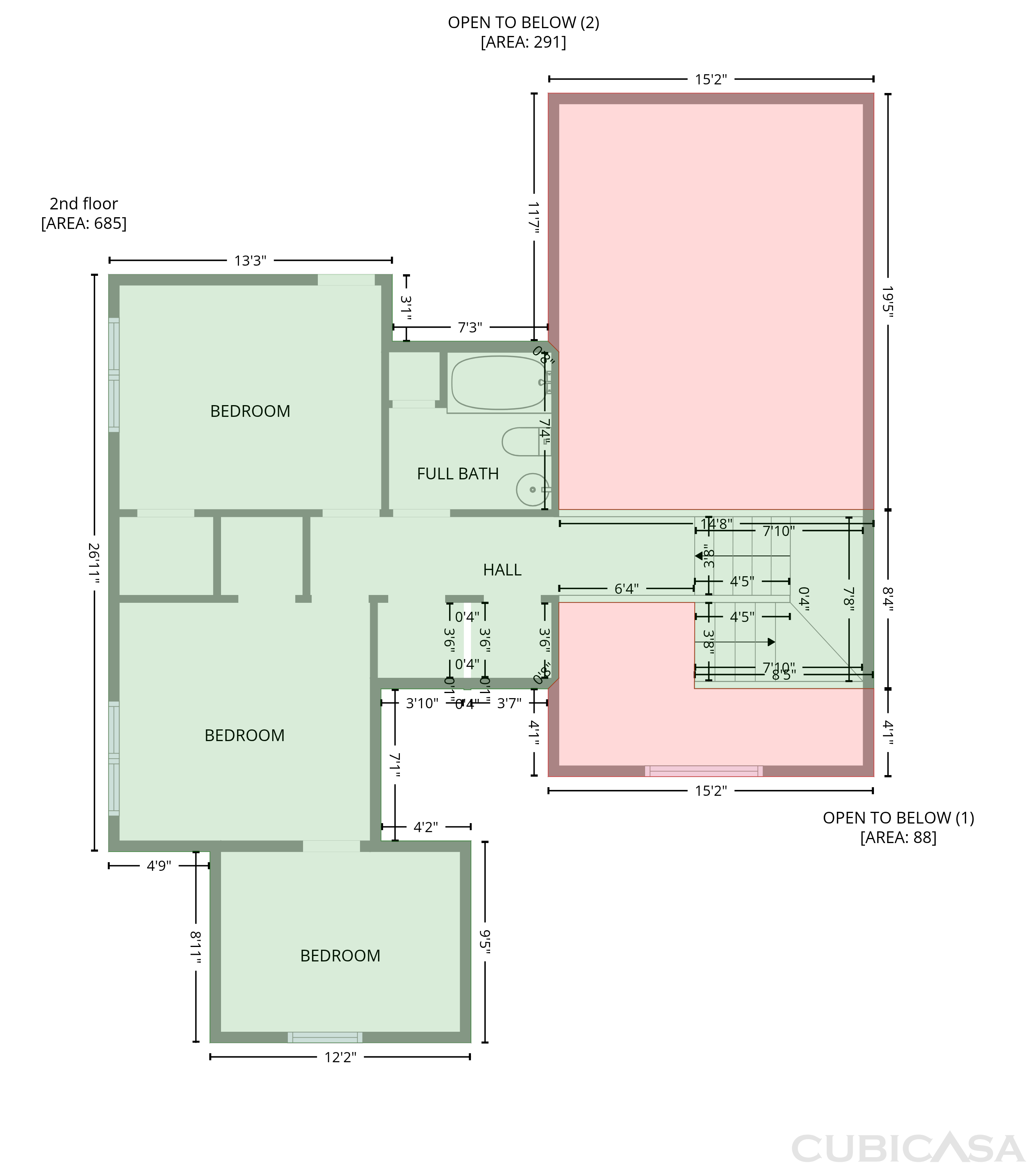Second Floor of 123 King Richard Dr, Griffin, GA