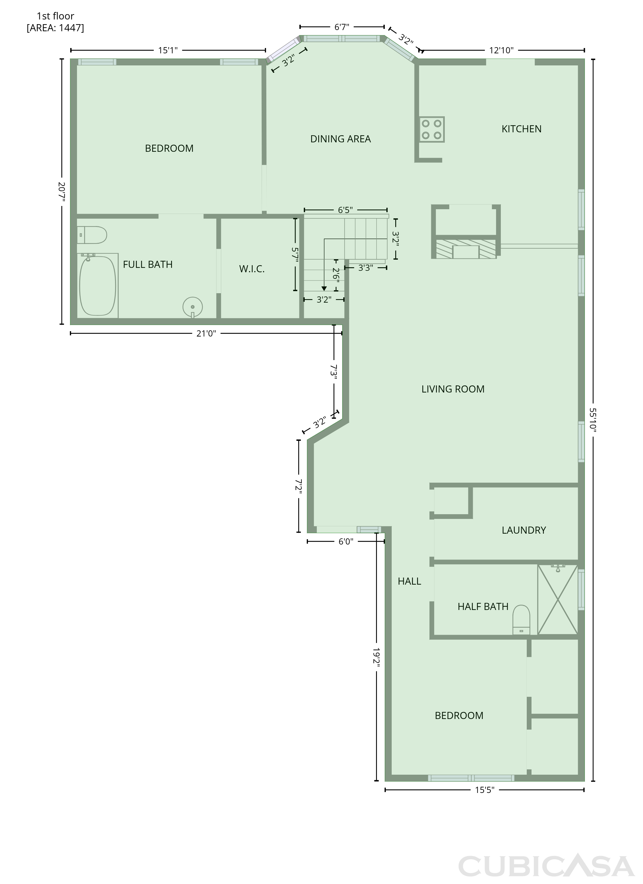 Main Floor of 6315 Meadow Glen Dr, Arlington, TX
