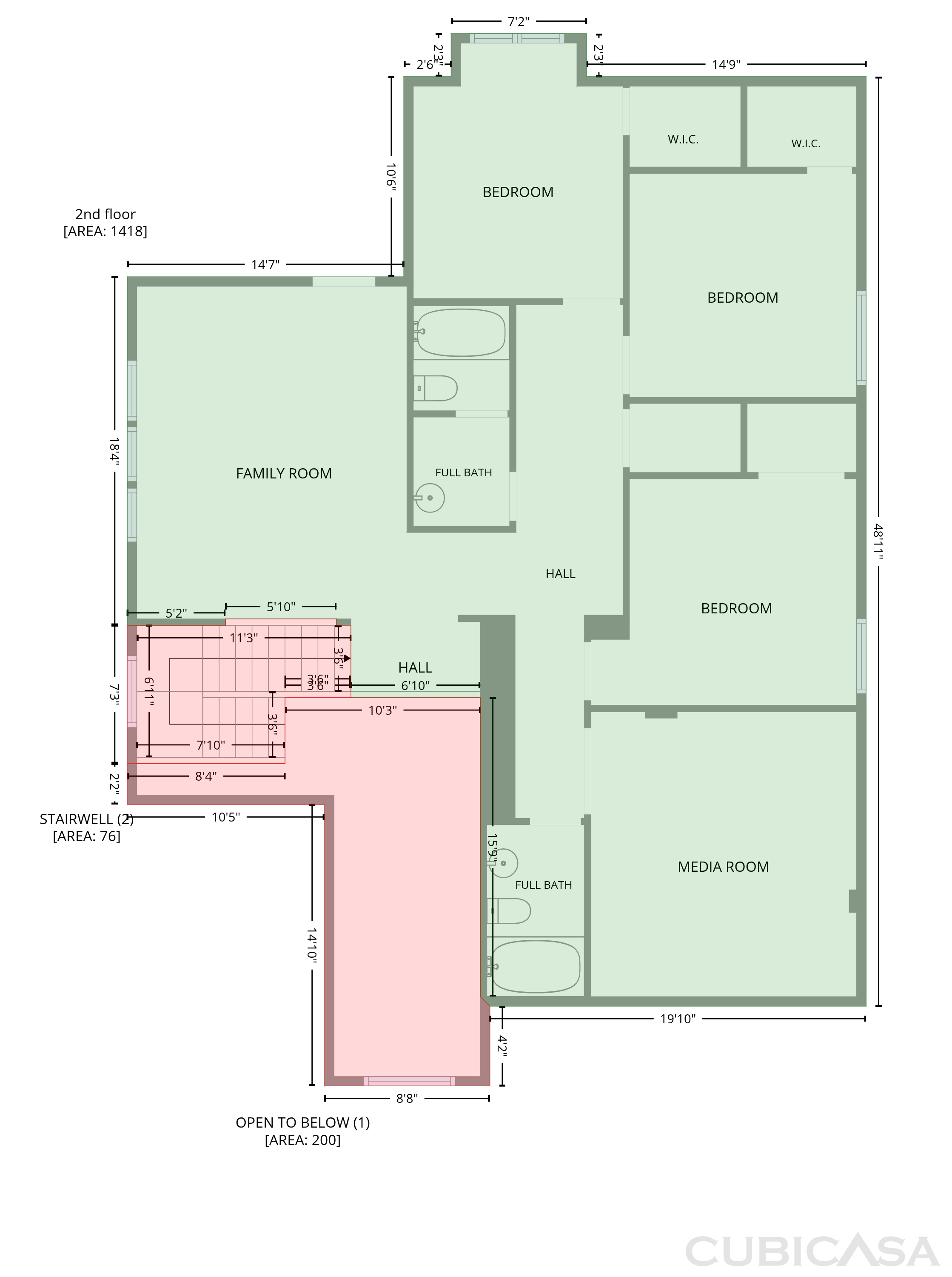 Second Floor of 9332 Kaitlyn Ct, Lantana, TX