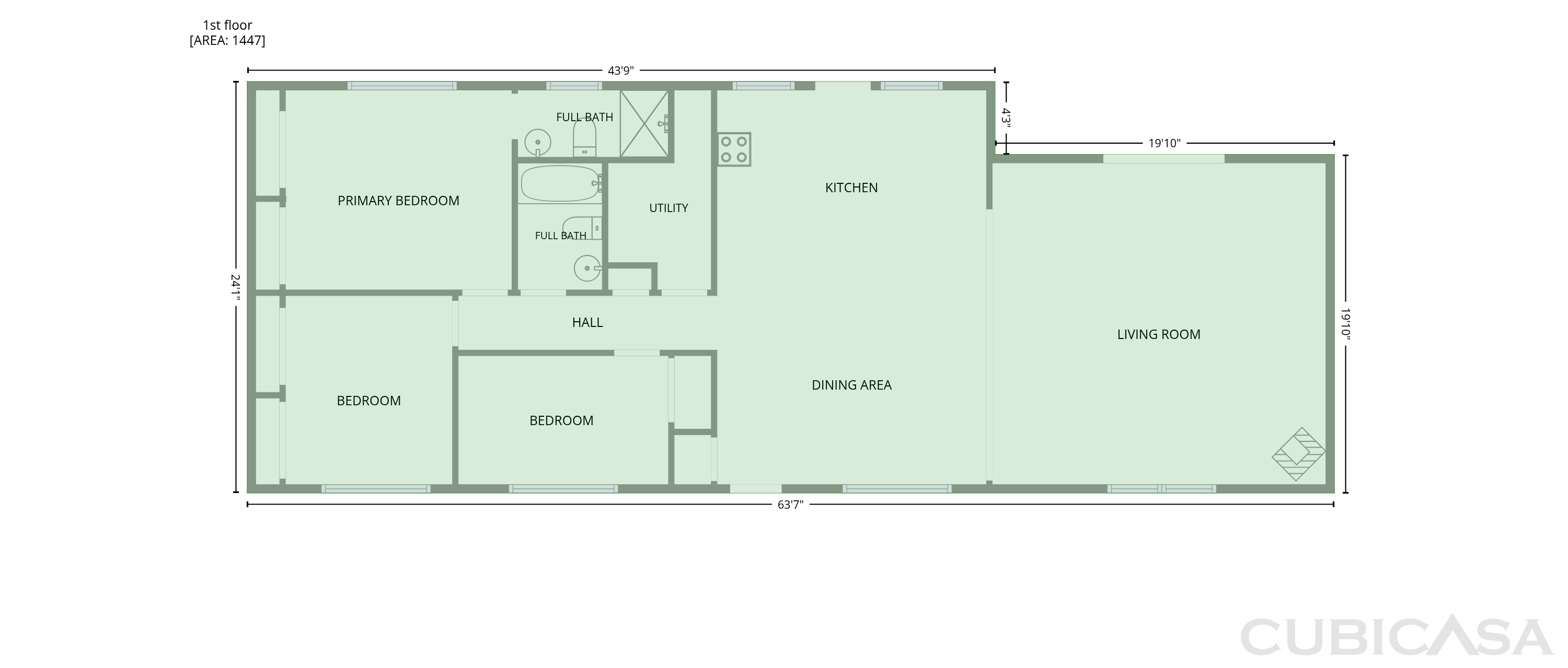 Main Floor of 2162 Chestnut Pl, Lithia Springs, GA