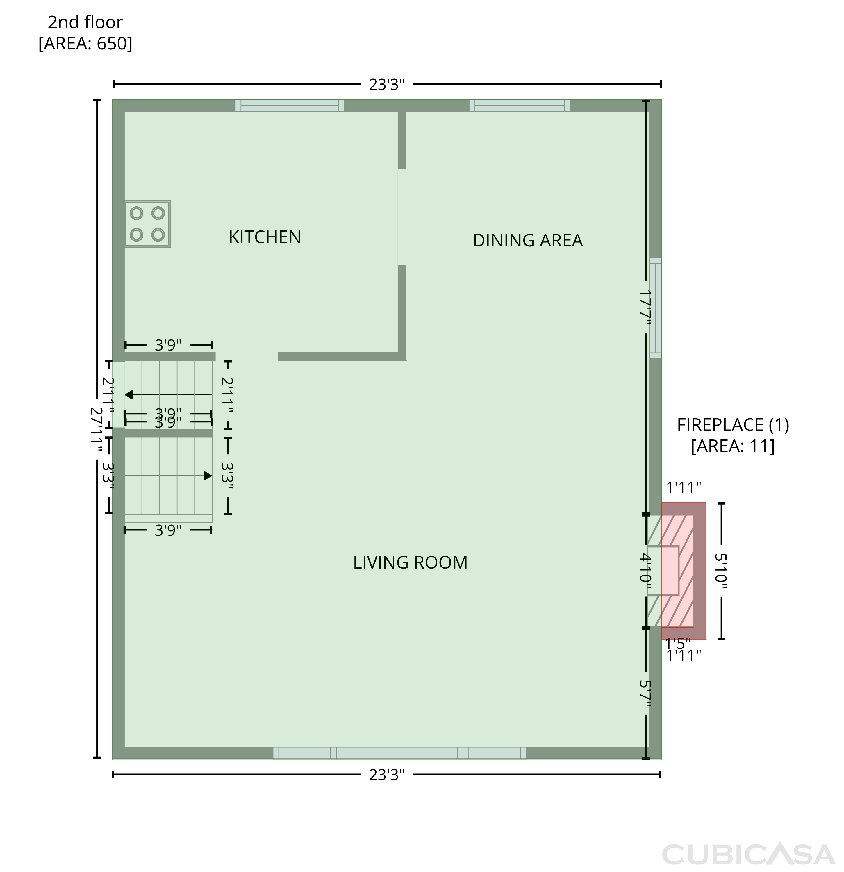 Second Floor of 9206 Peabody St, Manassas, VA