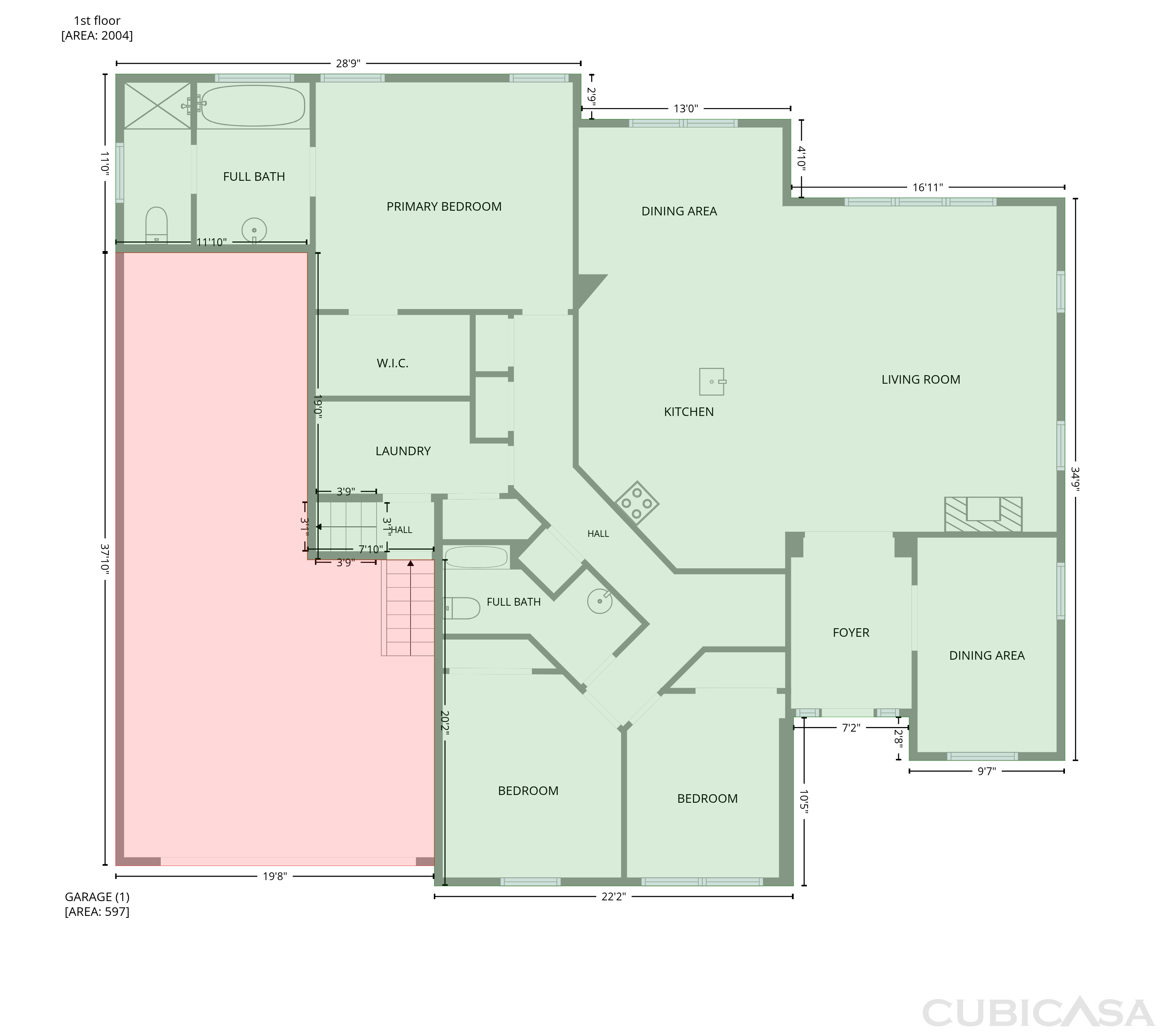 Main Floor of 2155 Savage Creek Dr, Springfield, TN