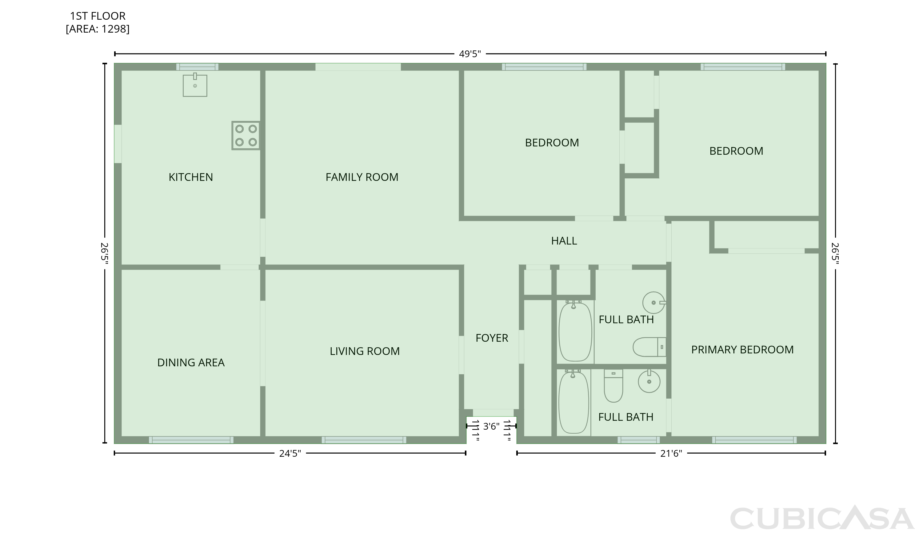 Main Floor of 279 Bonnlyn Dr, Orange Park, FL