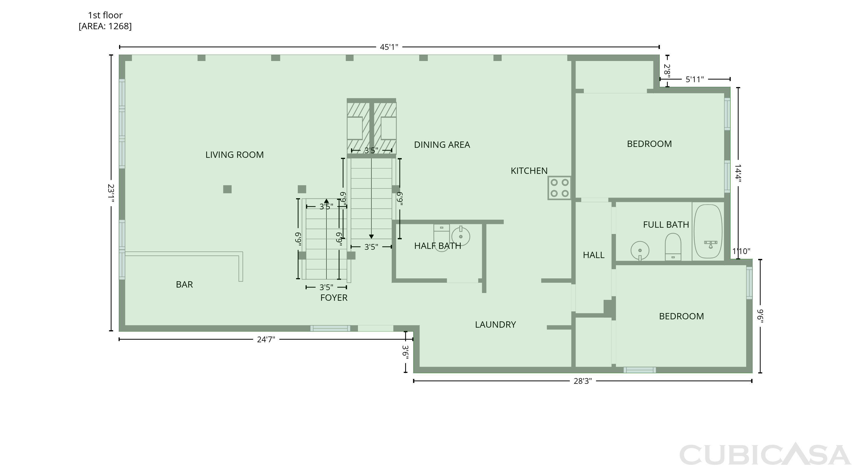 Second Floor of 399 Hickory Ln, Westerville, OH