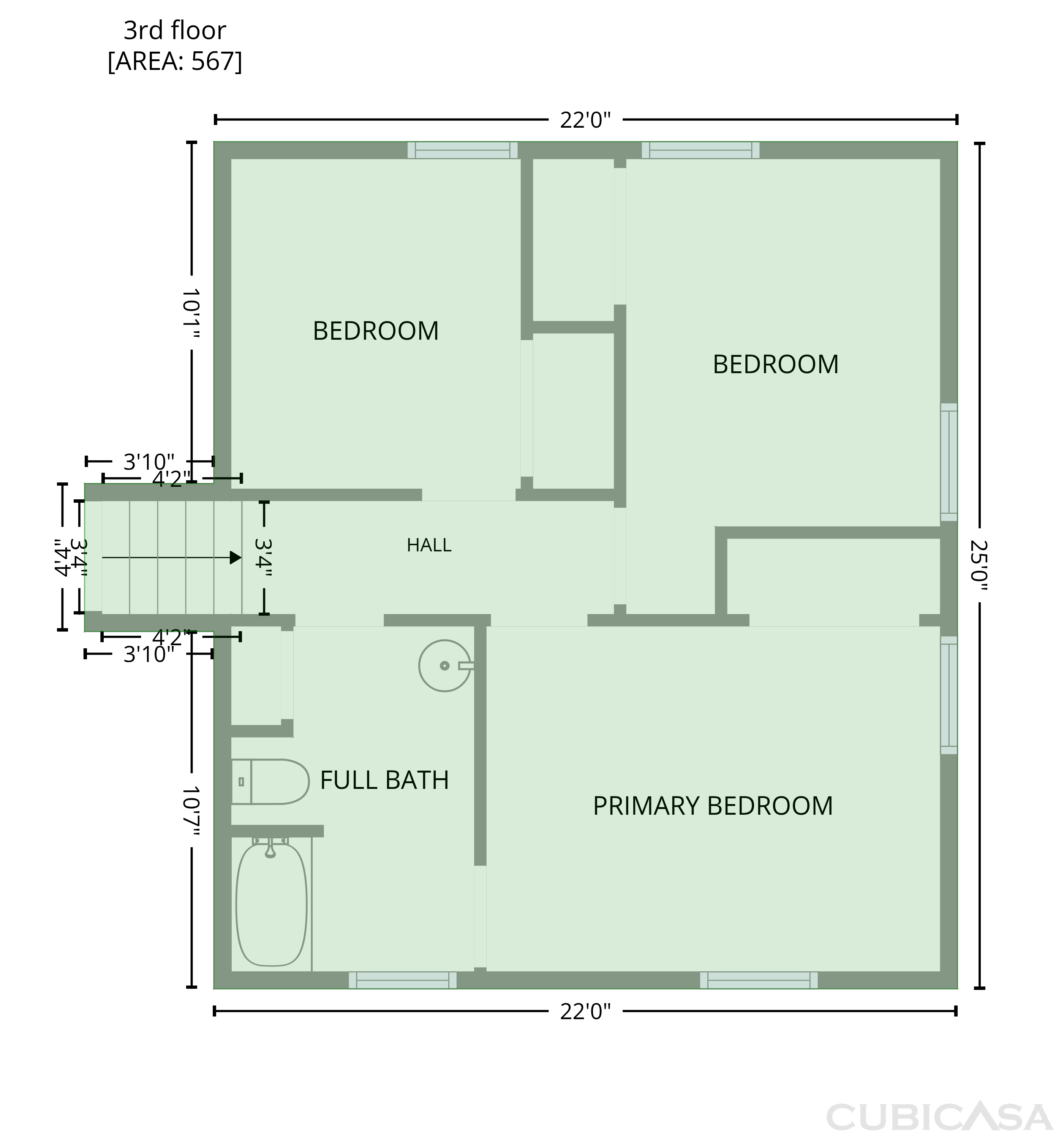 Third Floor of 2717 O Hara Dr, Charlotte, NC
