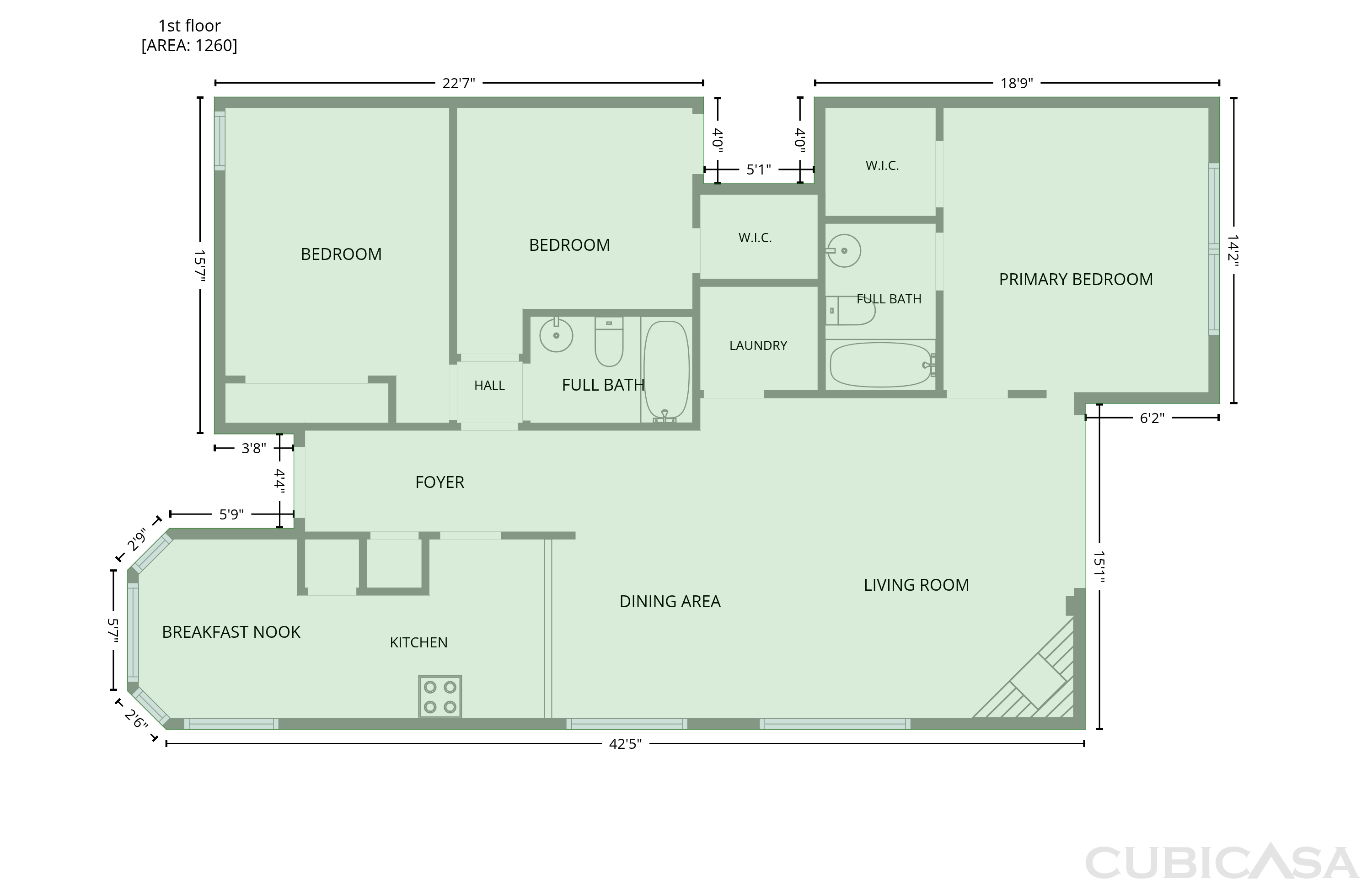 Main Floor of 8613 Cottonway Ln, Tampa, FL
