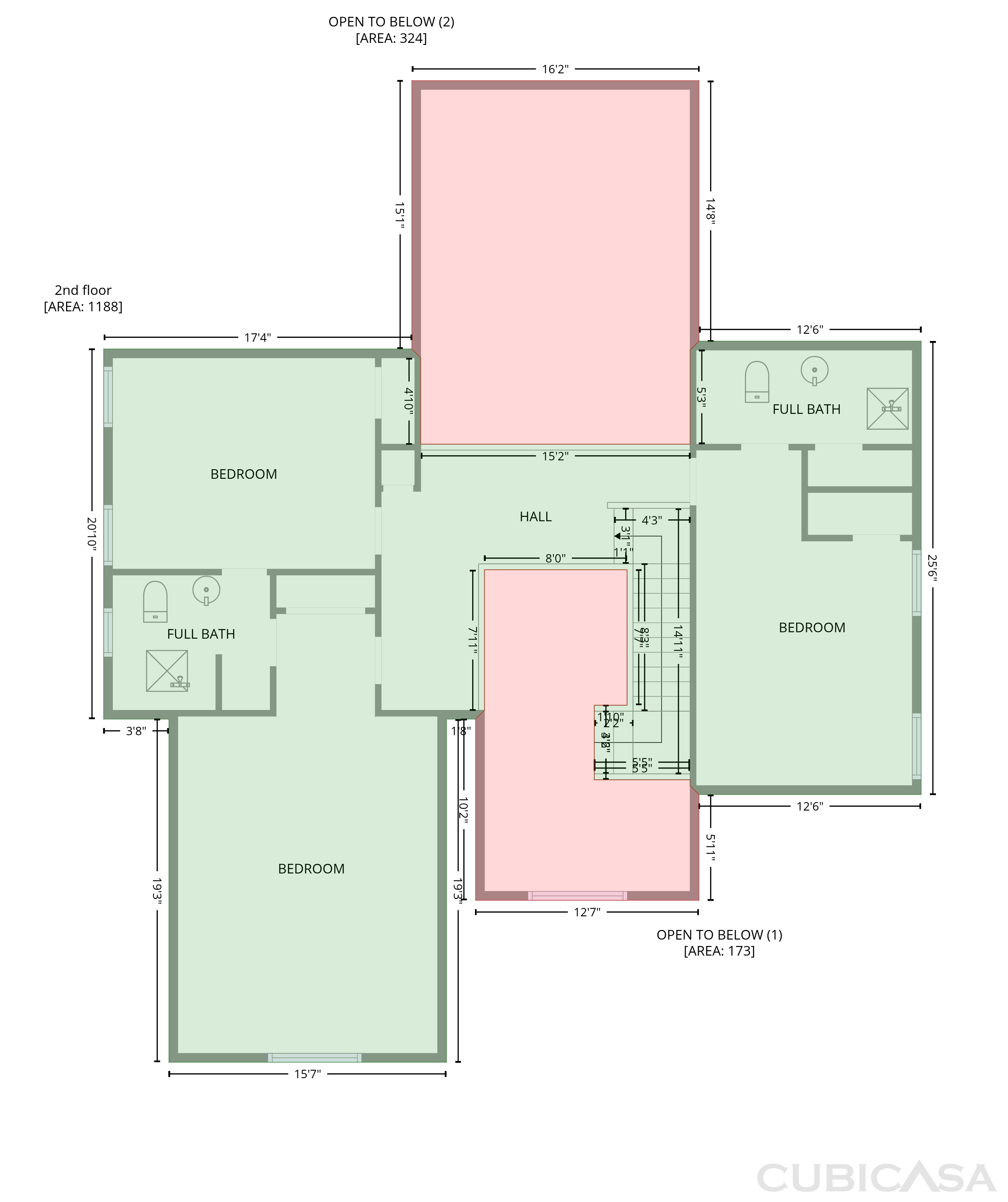 Second Floor of 113 Vista Brooke Dr, Morrisville, NC