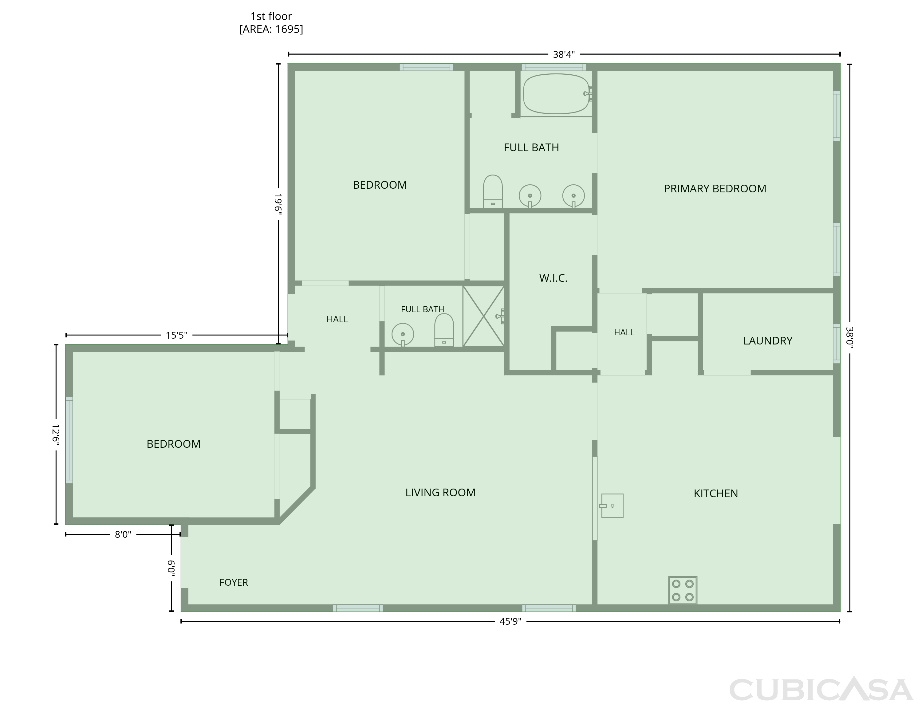 Main Floor of 616 Barbara Way, Bastrop, TX