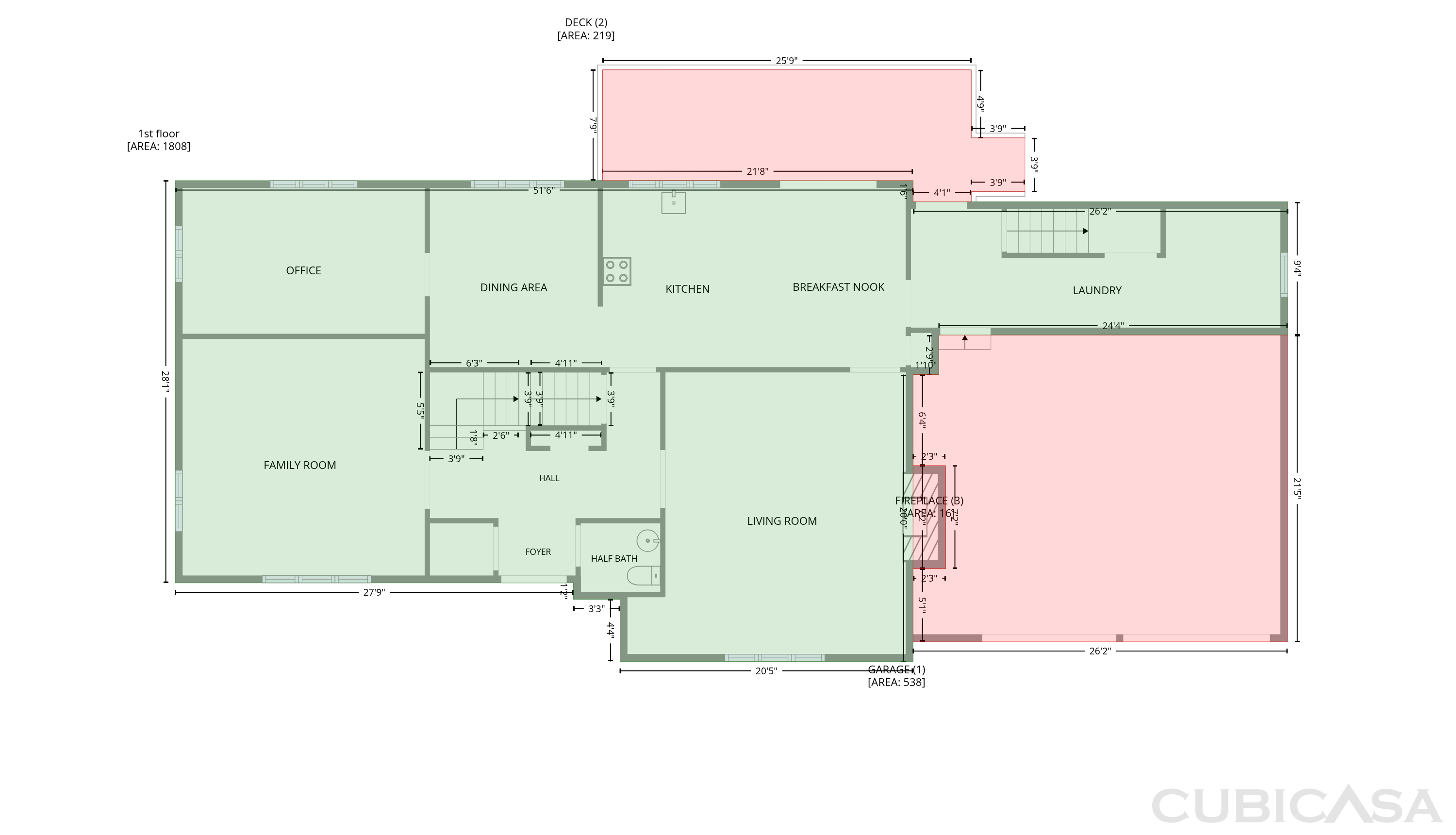 Second Floor of 3335 Trails End Rd NE, Roswell, GA