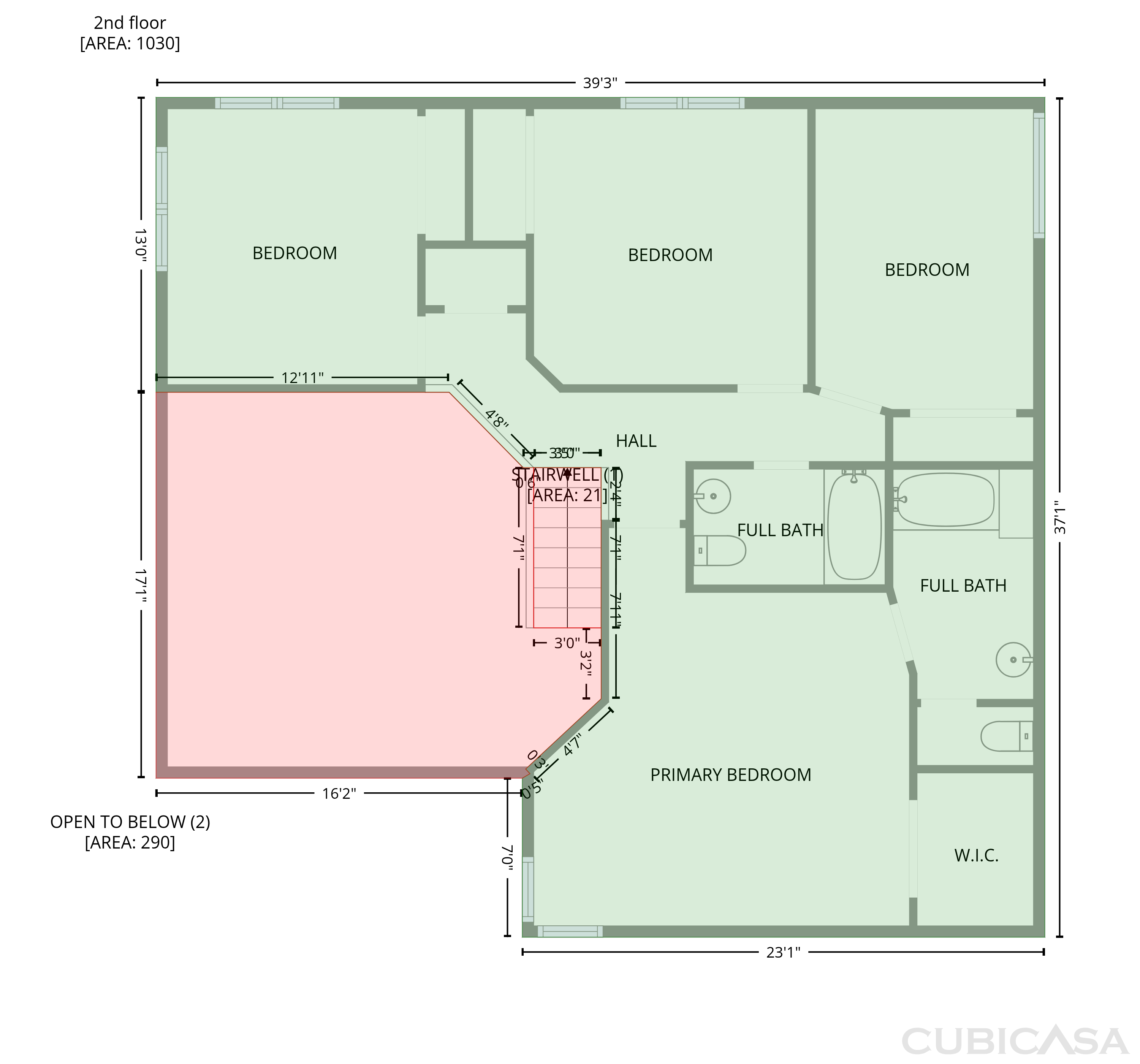 Second Floor of 8302 La Habra Ln, Indianapolis, IN
