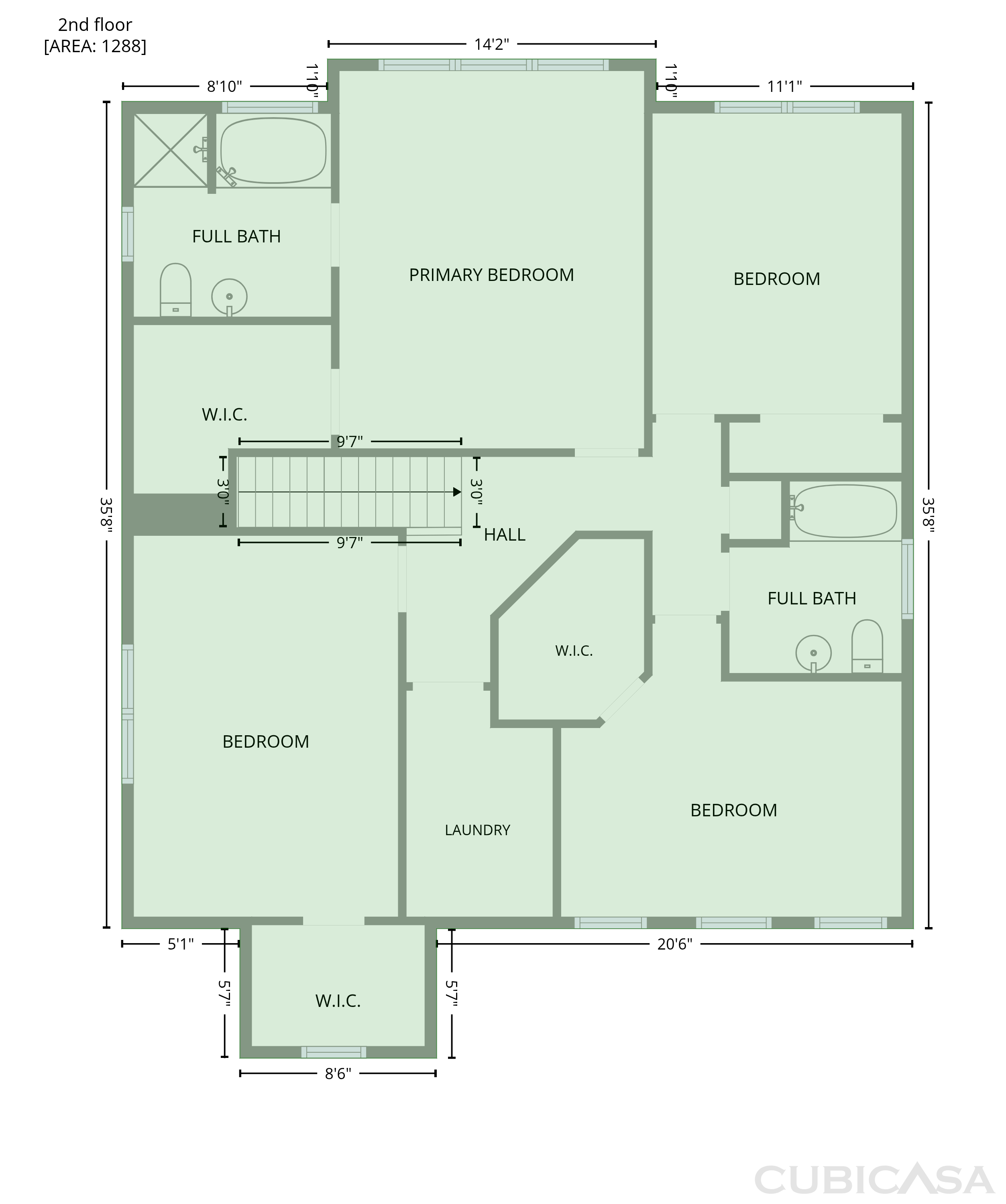 Second Floor of 4143 White Kestrel Dr, Raleigh, NC