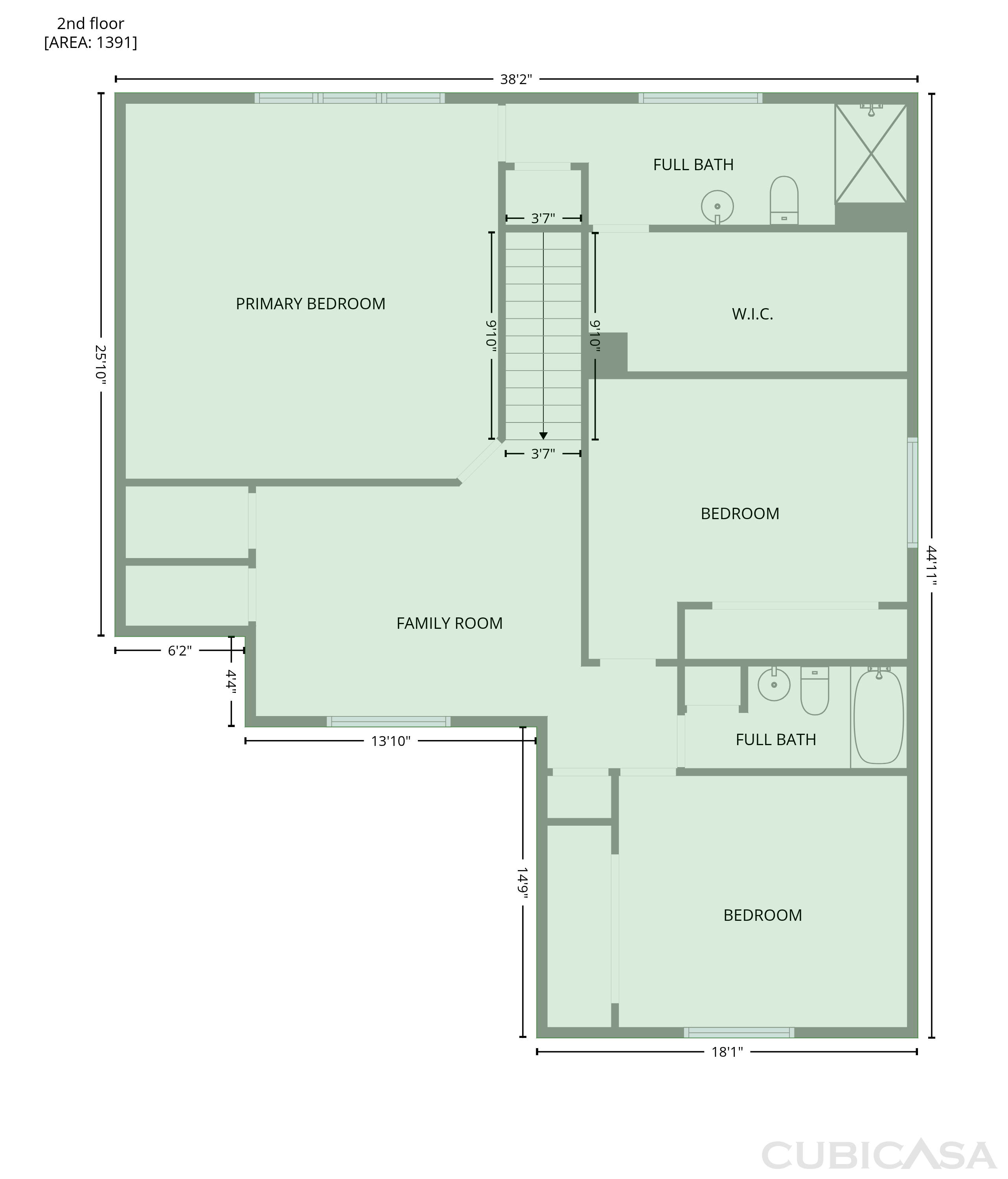 Second Floor of 322 Fallen Leaf Ln, Temple, TX