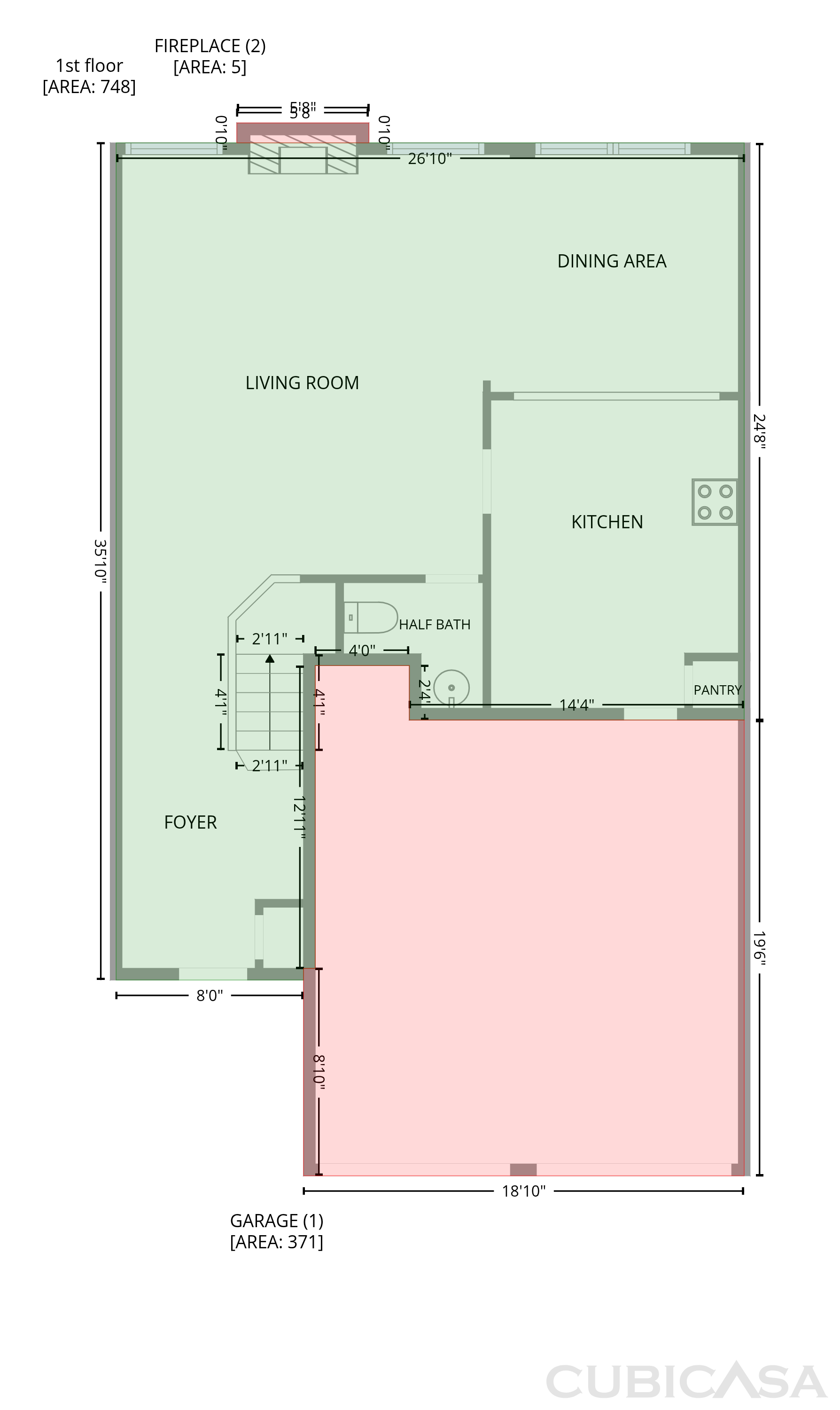 Main Floor of 13279 Marrywood Dr, Milton, GA