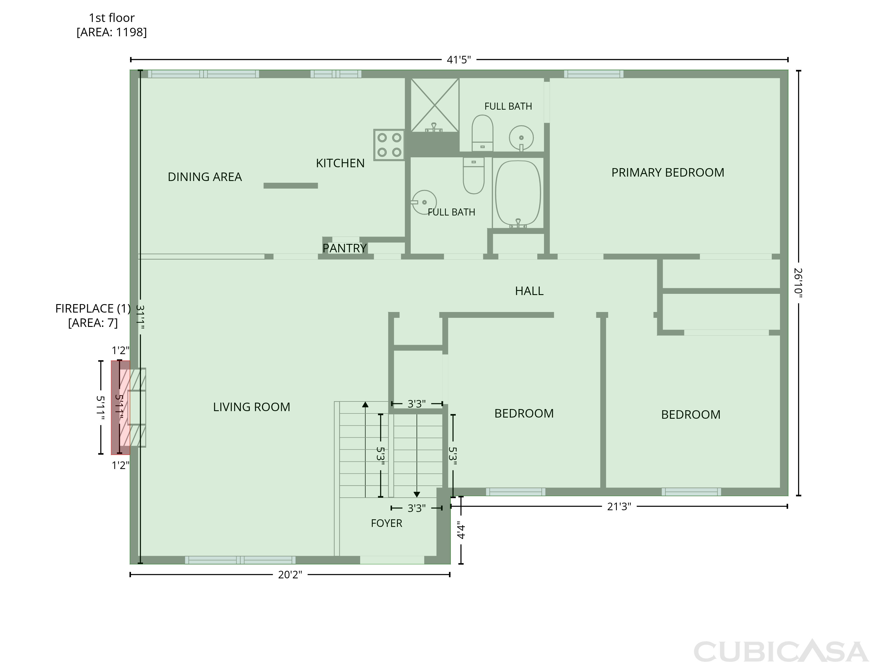 Second Floor of 8911 Quail Run Dr, Chattanooga, TN