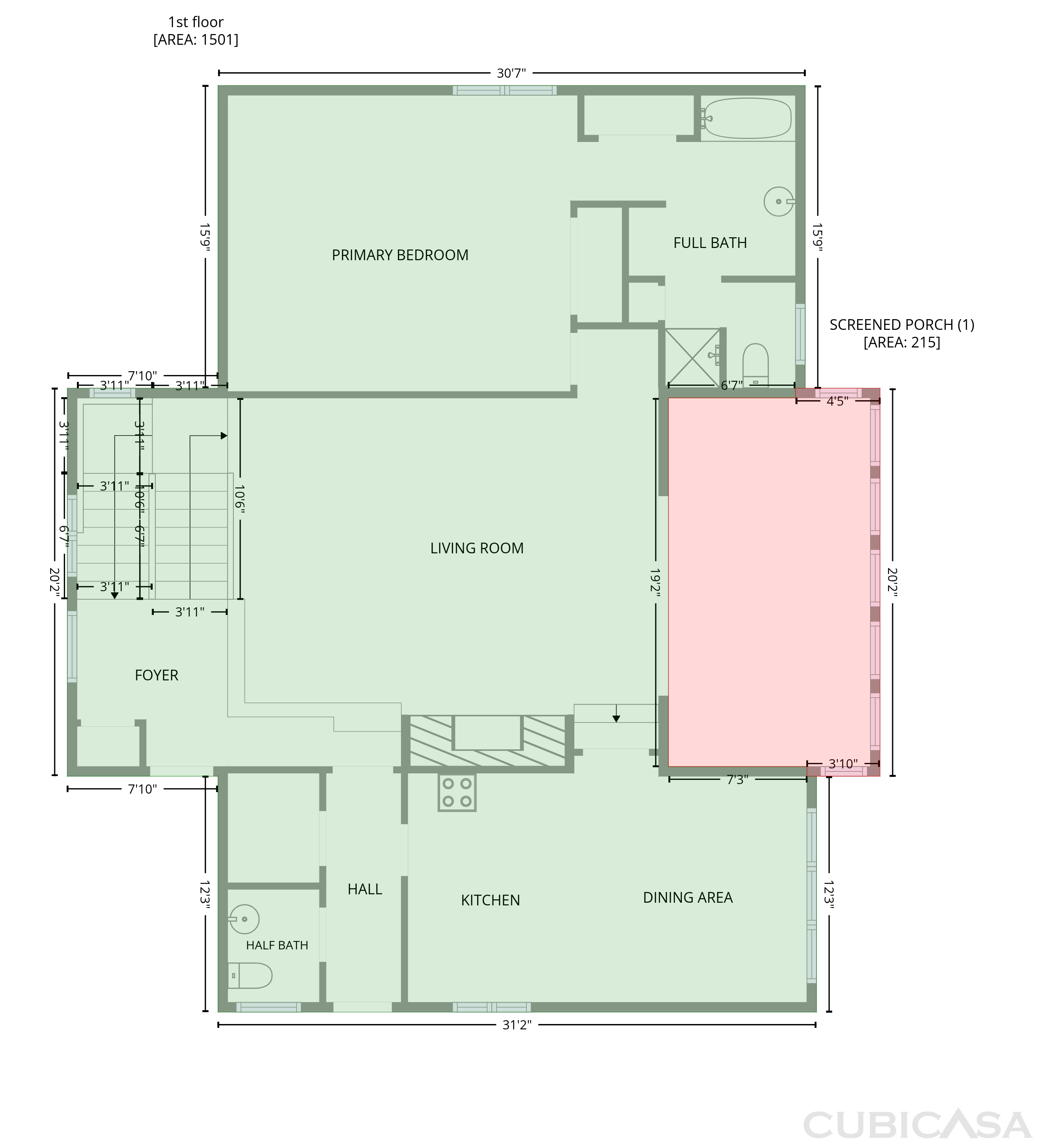Second Floor of 1801 Dogwood Ct, Fort Mill, SC