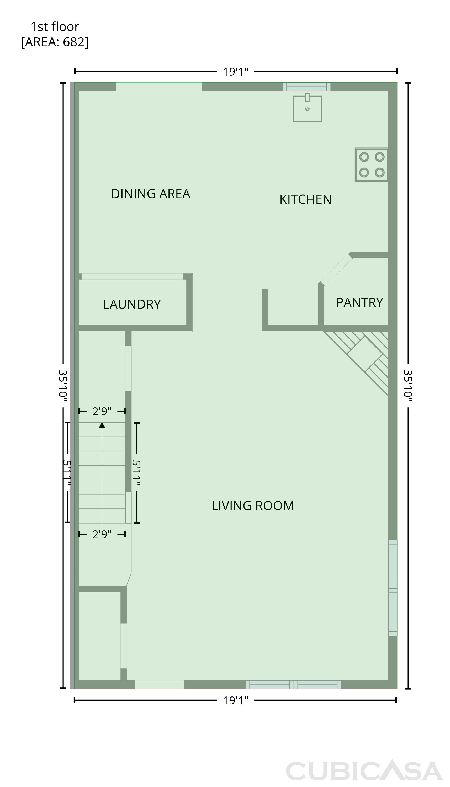 Main Floor of 43 Edgebrook Cir, Durham, NC