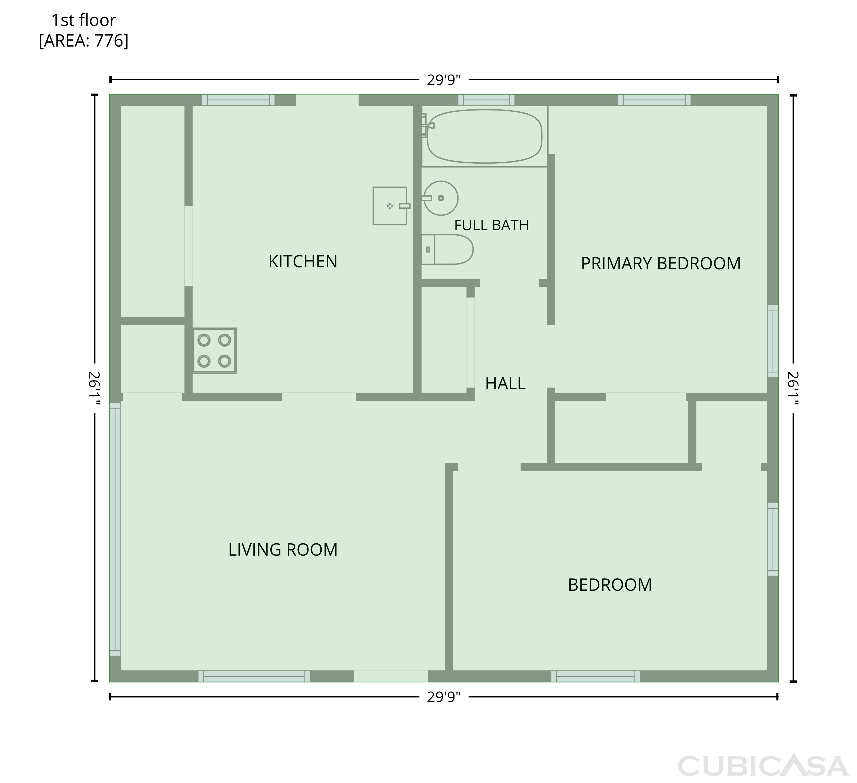 Main Floor of 110 W 4th Ave, San Manuel, AZ